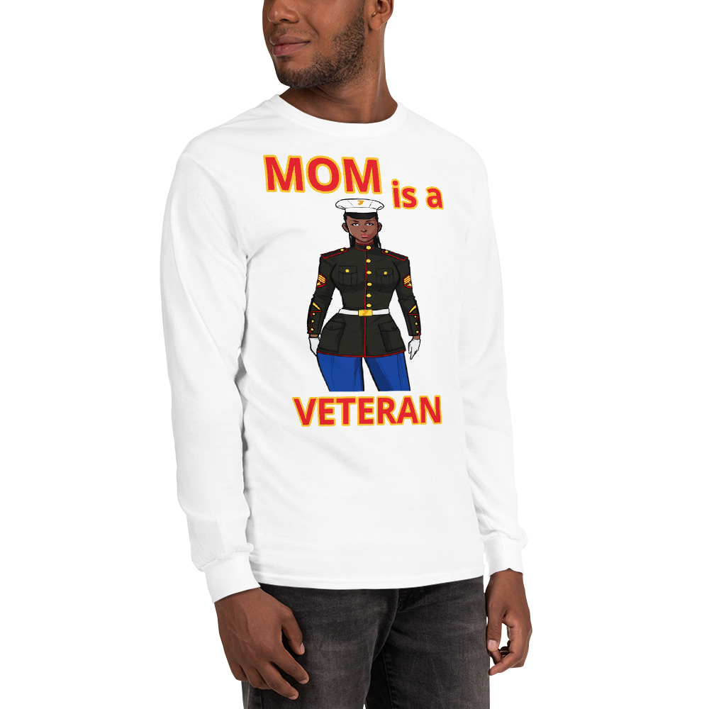 MOM IS A VETERAN TOO FIFE Long Sleeve Shirt - Image 18