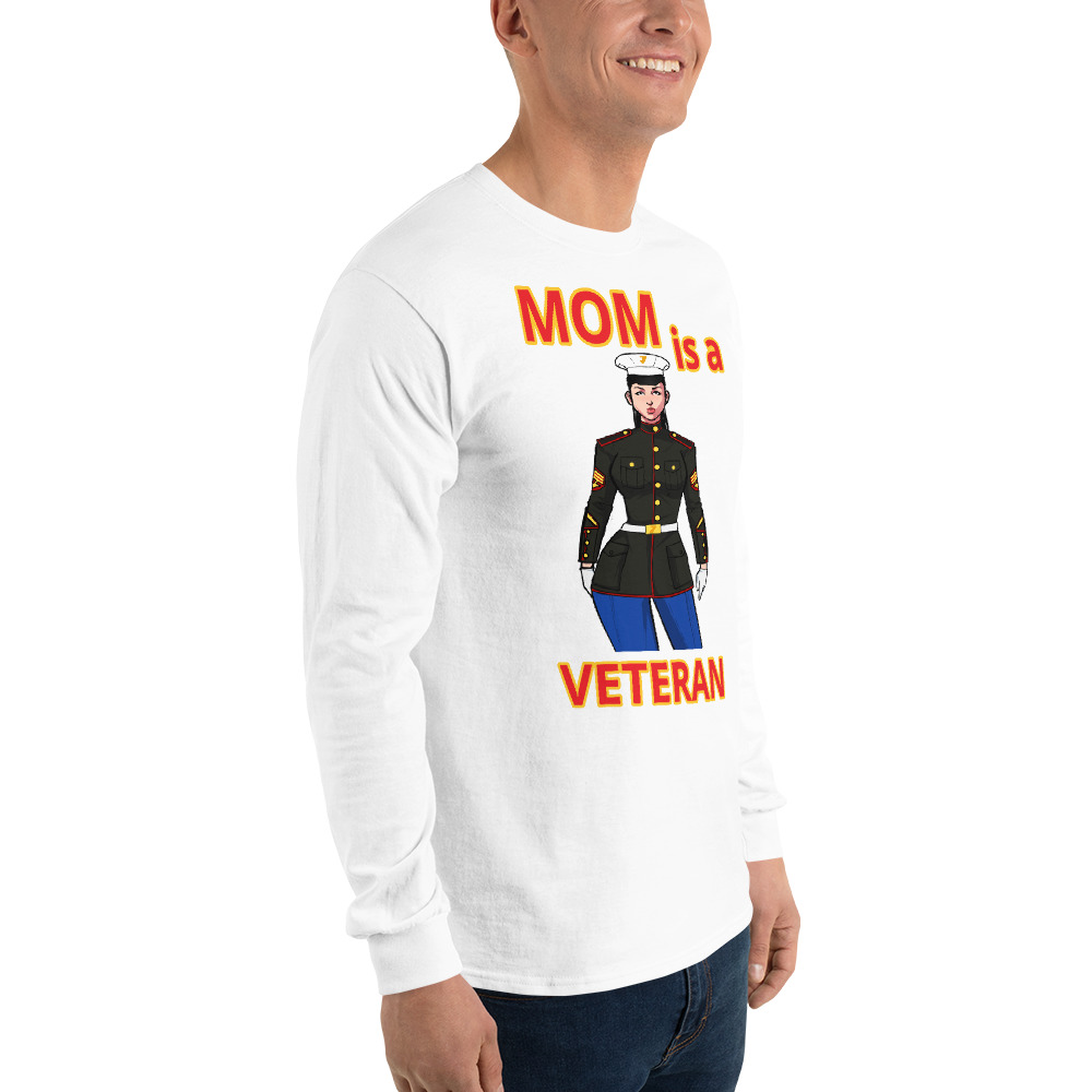 MOM IS A VETERAN TOO FIFE Long Sleeve Shirt - Image 18