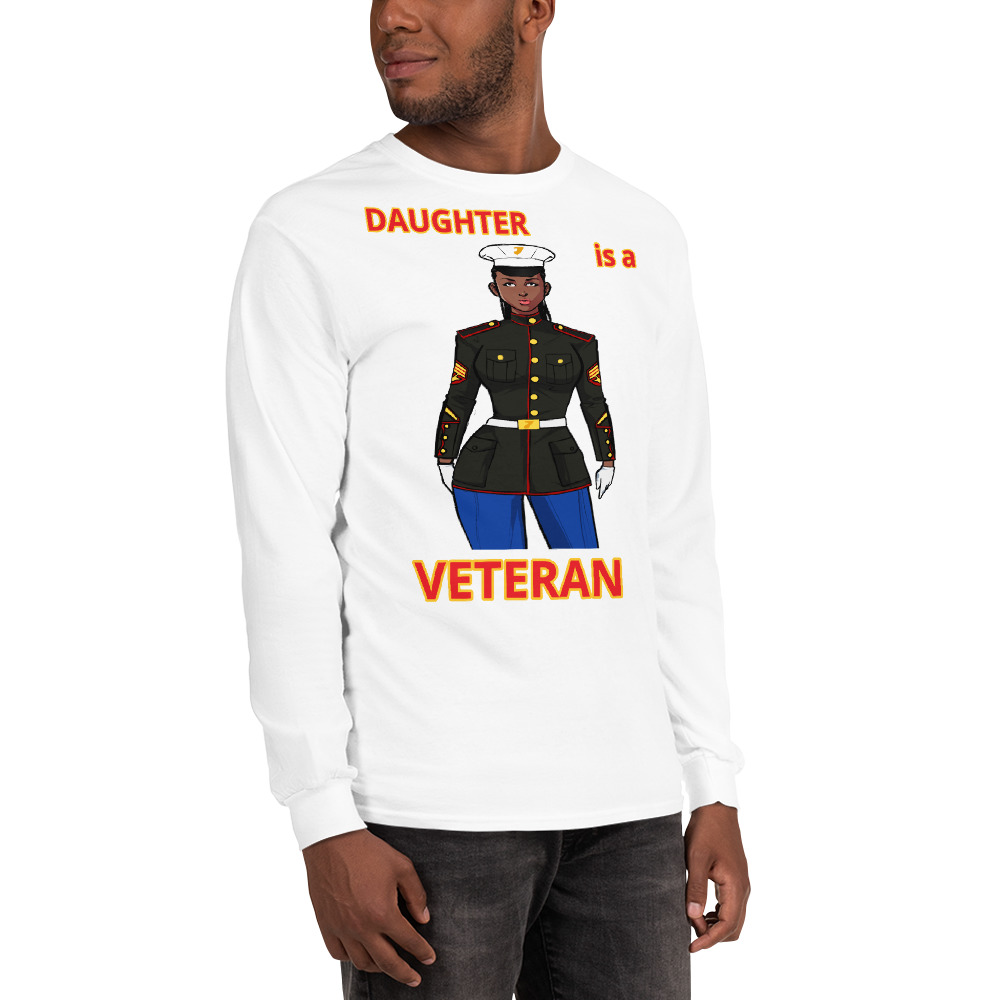 DAUGHTER IS A VETERAN TOO FIFE Long Sleeve Shirt - Image 18