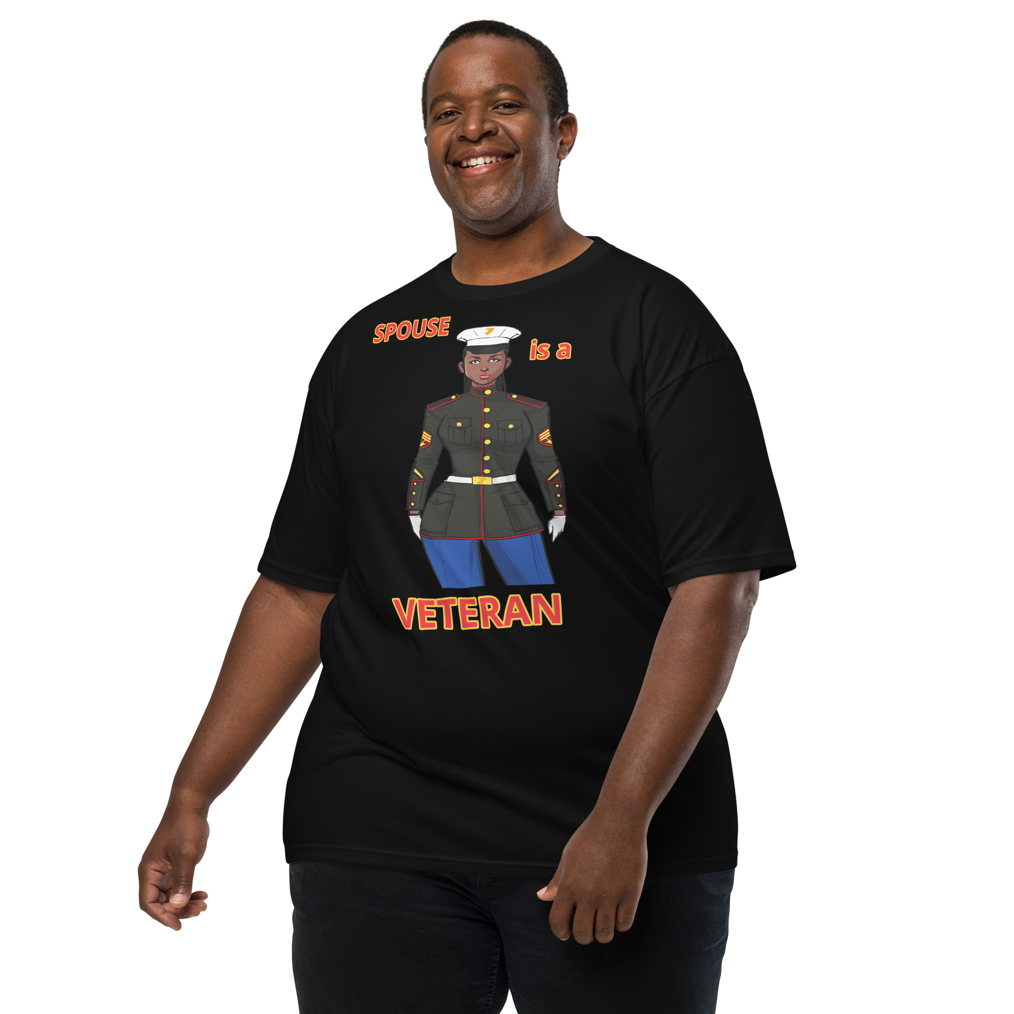 SPOUSE IS A VETERAN TOO FIFE Tee