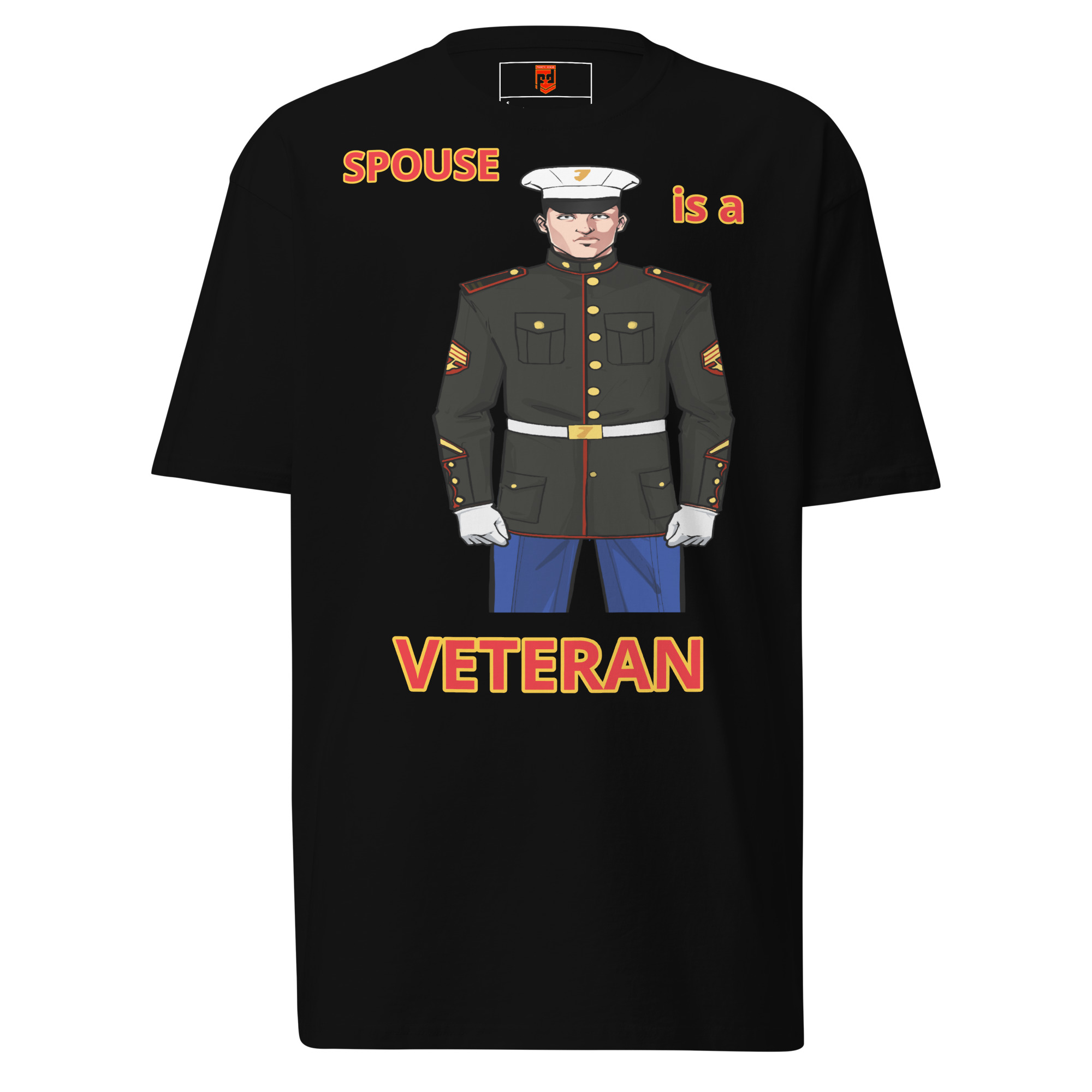 SPOUSE IS A VETERAN TOO FIFE Tee