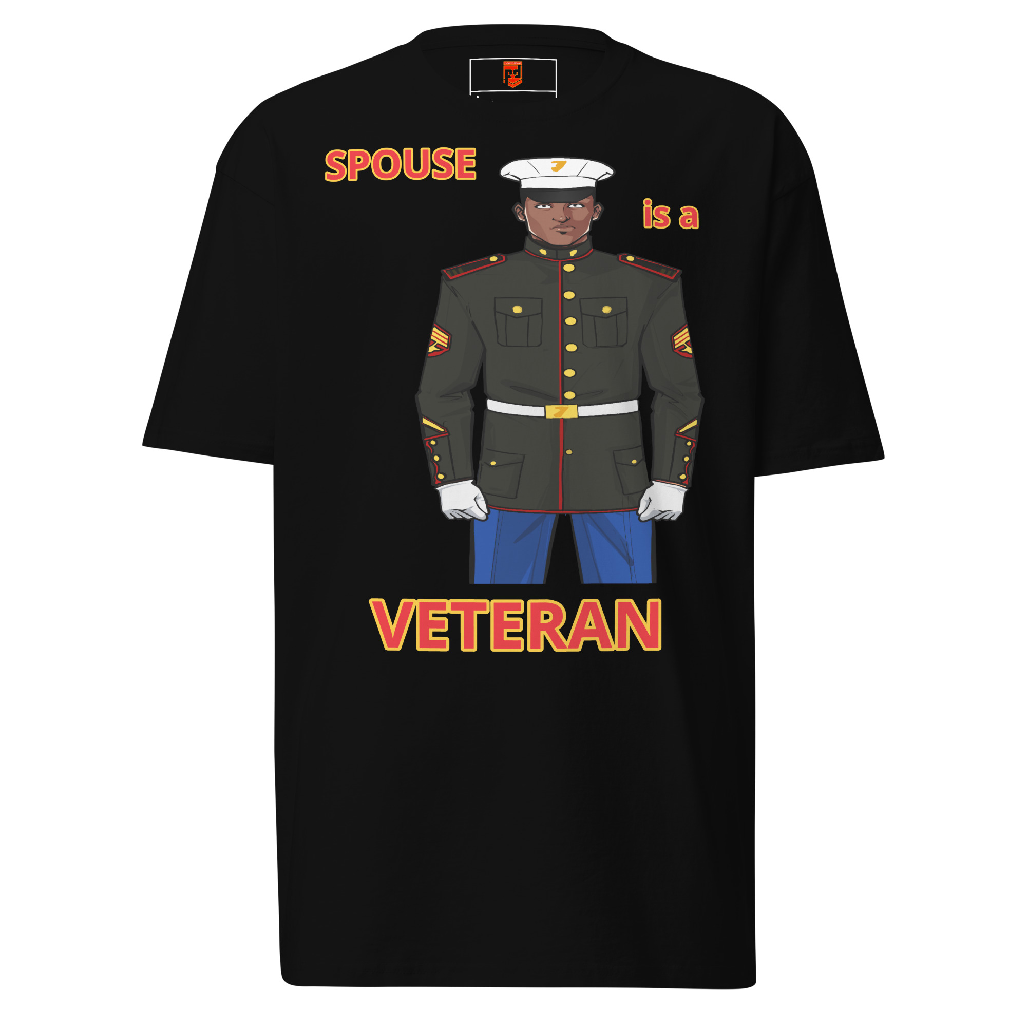 SPOUSE IS A VETERAN TOO FIFE Tee