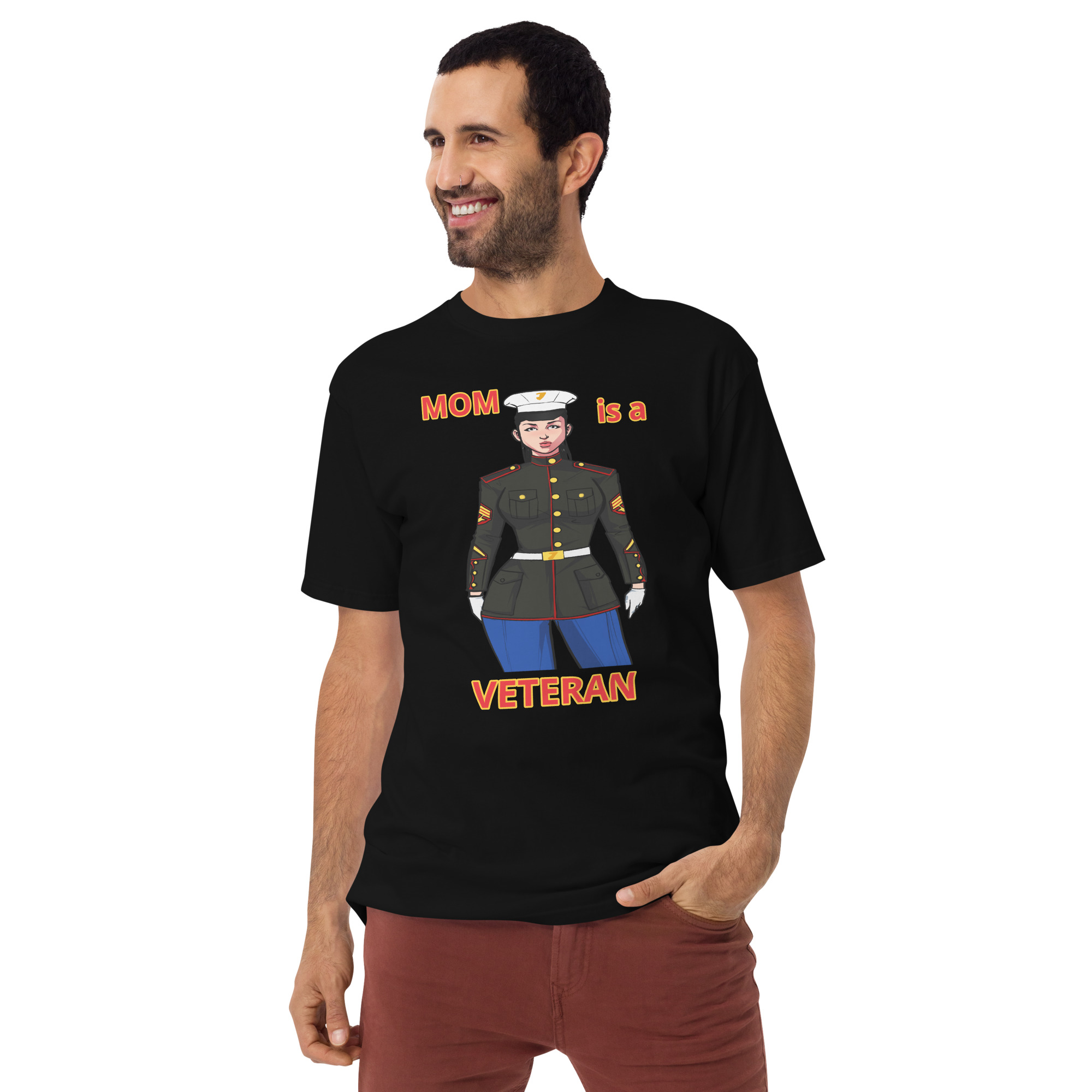MOM IS A VETERAN TOO FIFE Tee