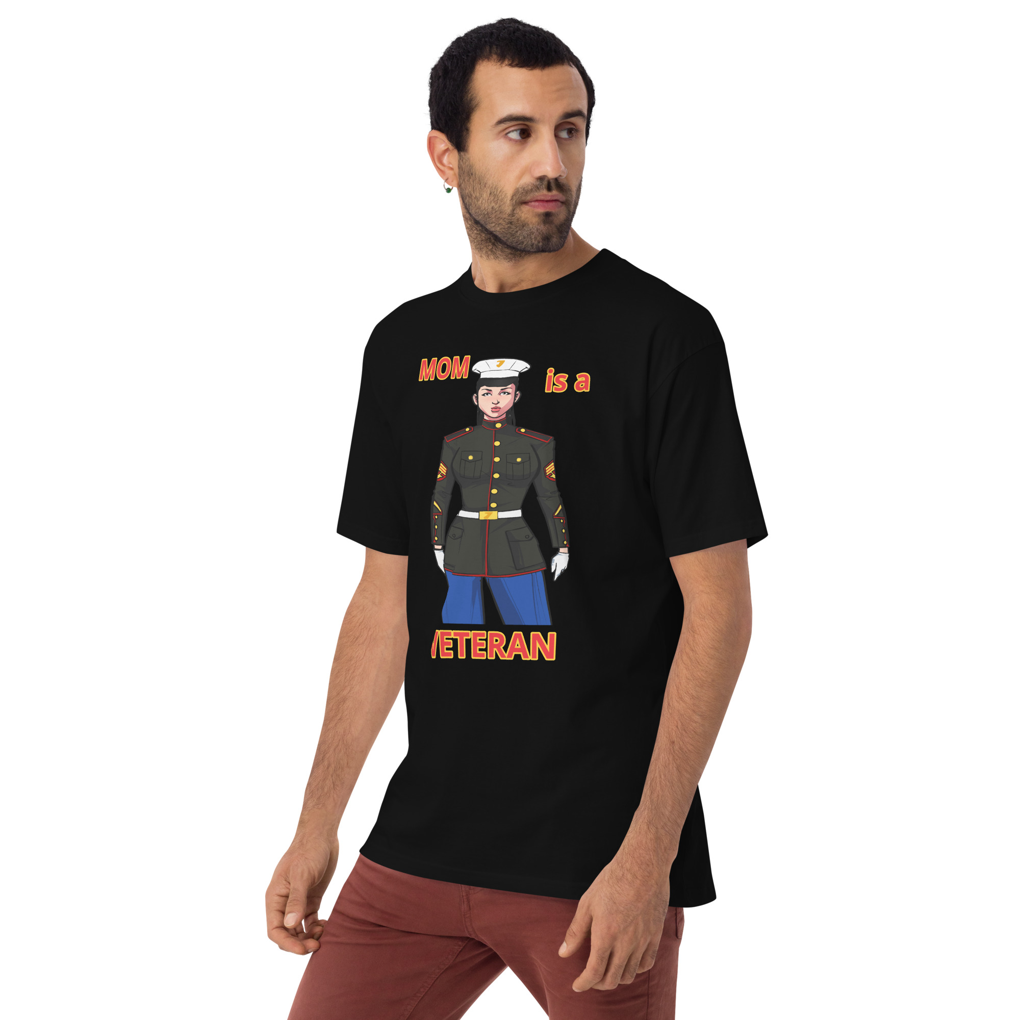 MOM IS A VETERAN TOO FIFE Tee - Image 3