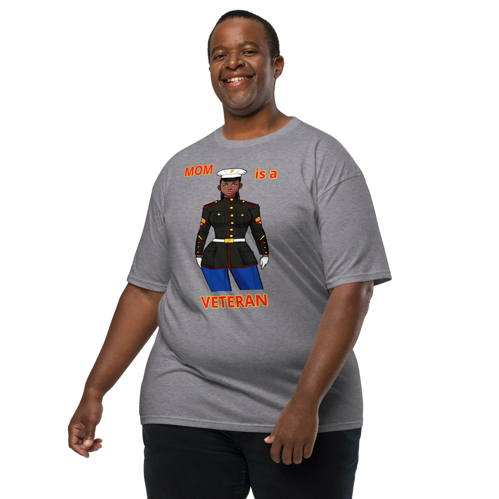 MOM IS A VETERAN TOO FIFE Tee - Image 4