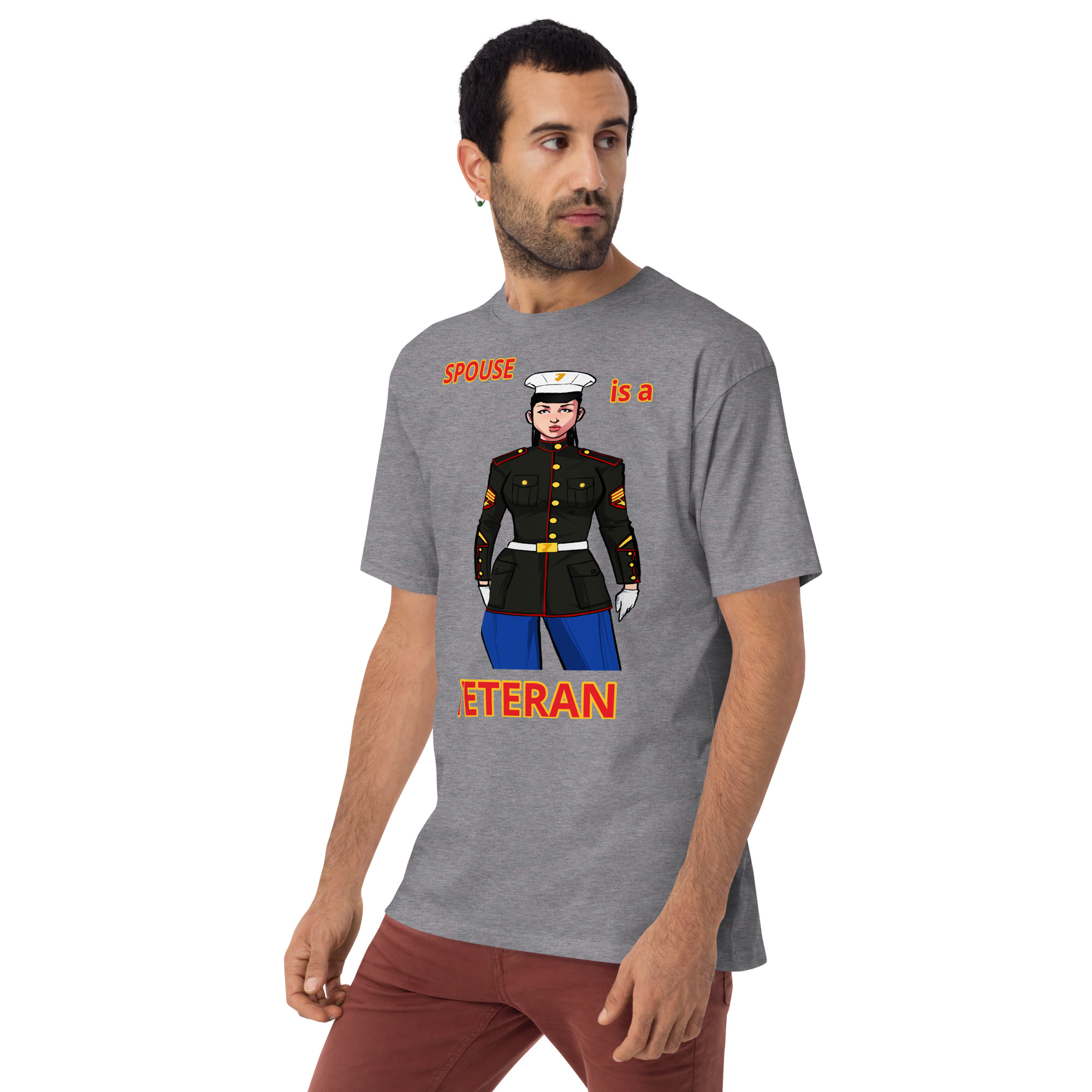 SPOUSE IS A VETERAN TOO FIFE Tee - Image 7