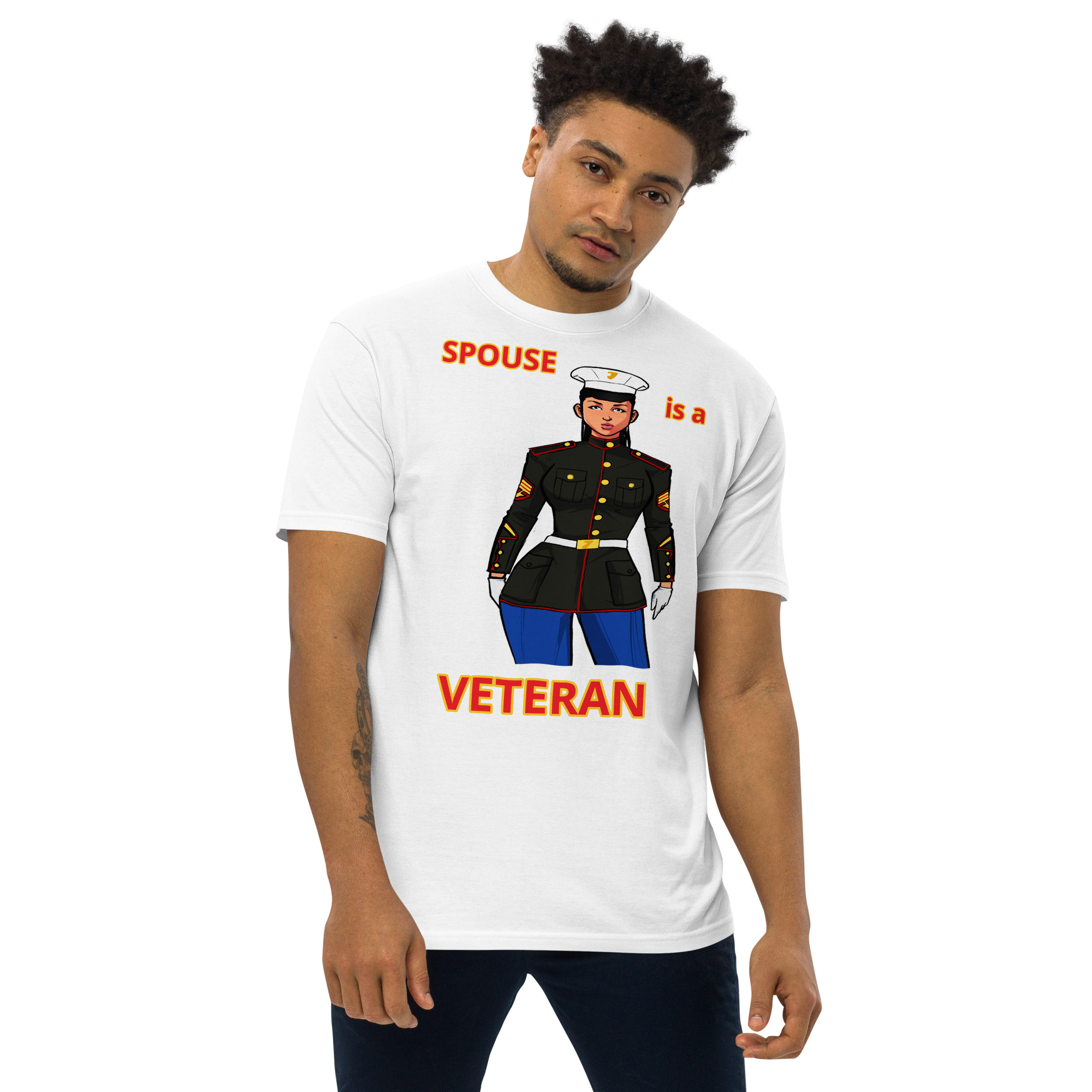 SPOUSE IS A VETERAN TOO FIFE Tee - Image 14