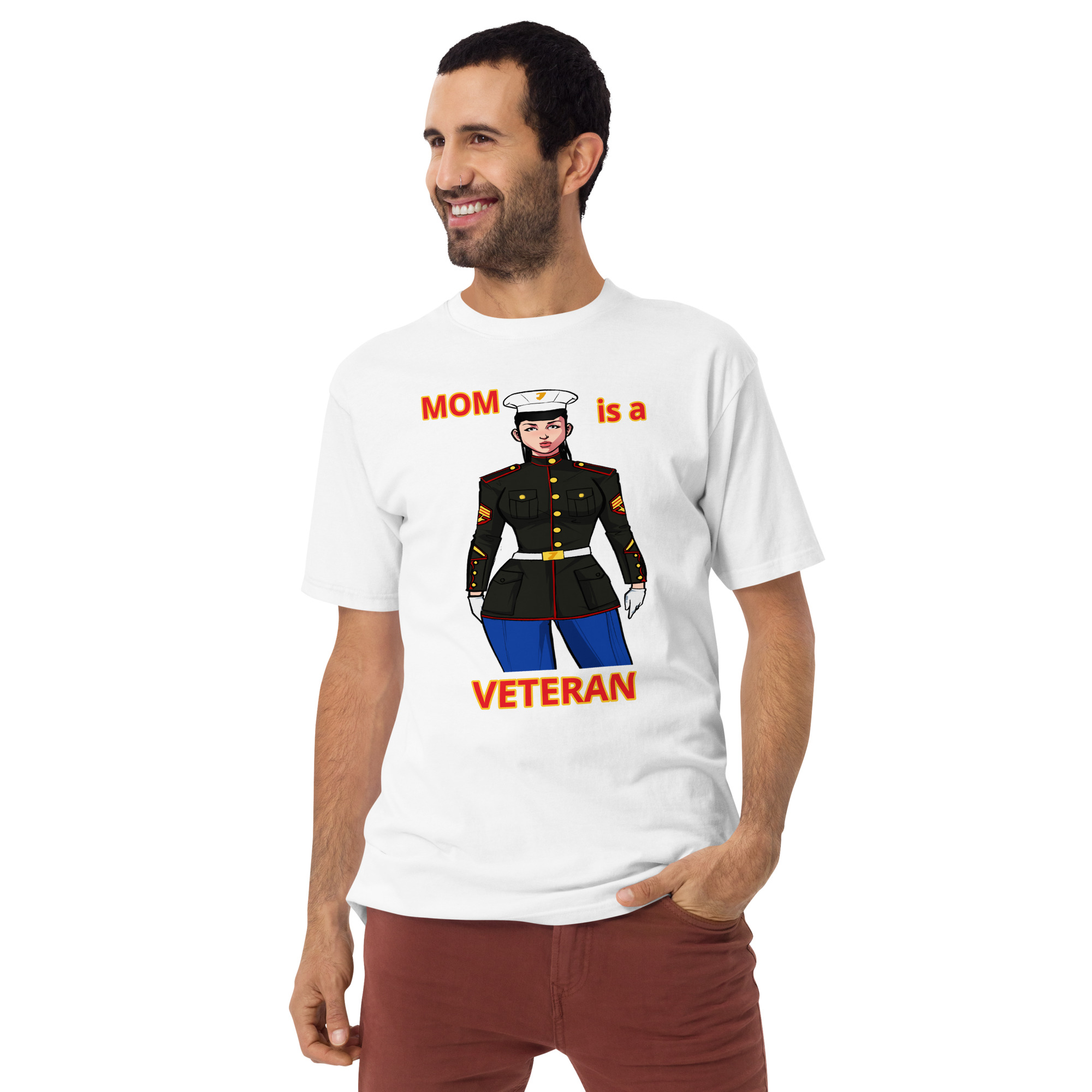MOM IS A VETERAN TOO FIFE Tee - Image 9
