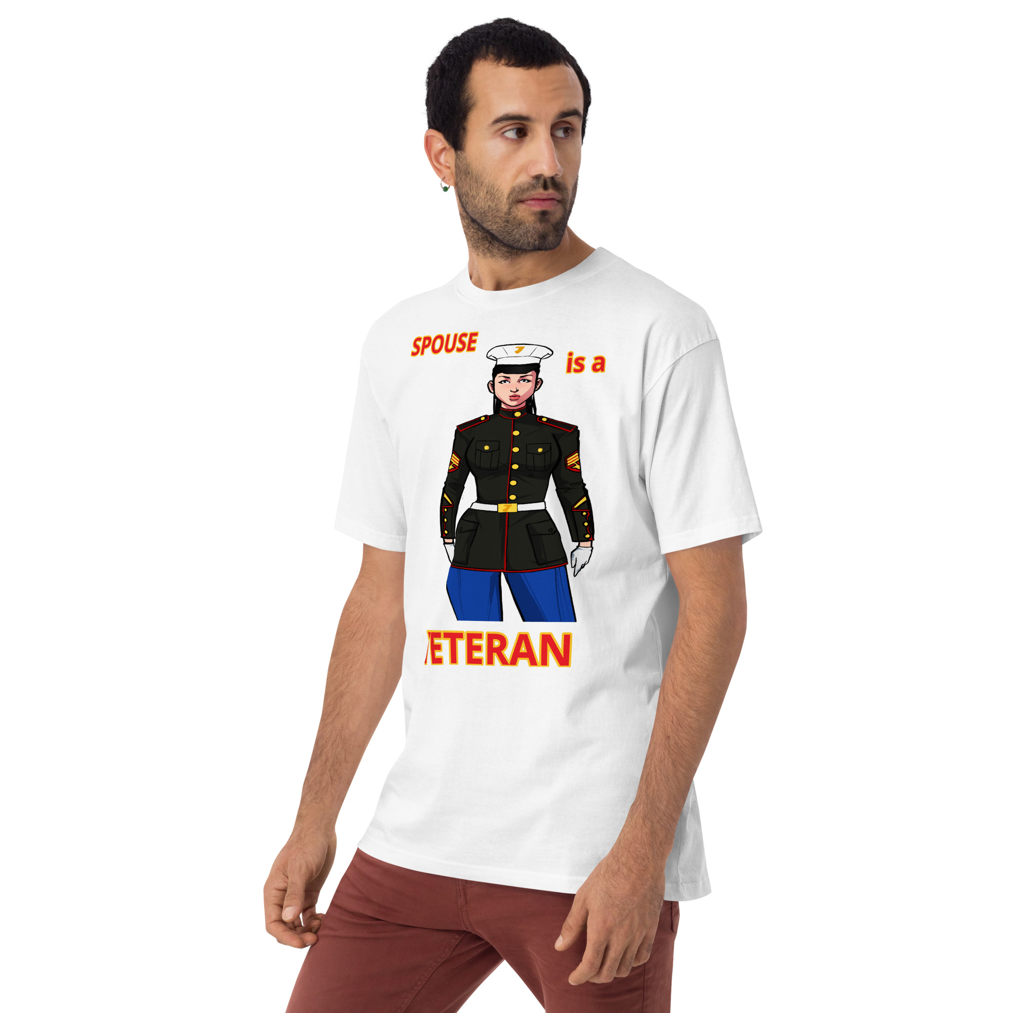 SPOUSE IS A VETERAN TOO FIFE Tee - Image 11