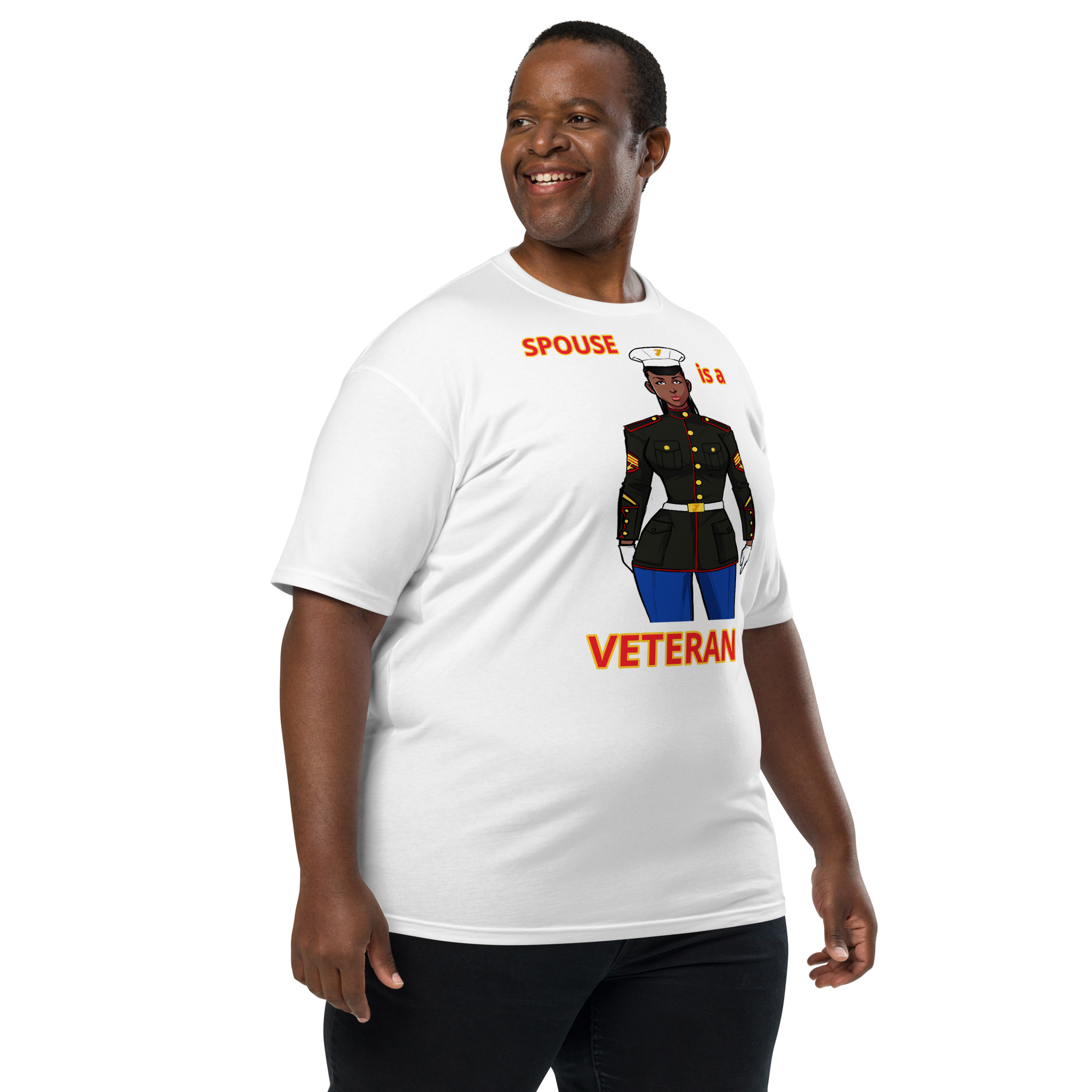 SPOUSE IS A VETERAN TOO FIFE Tee - Image 8