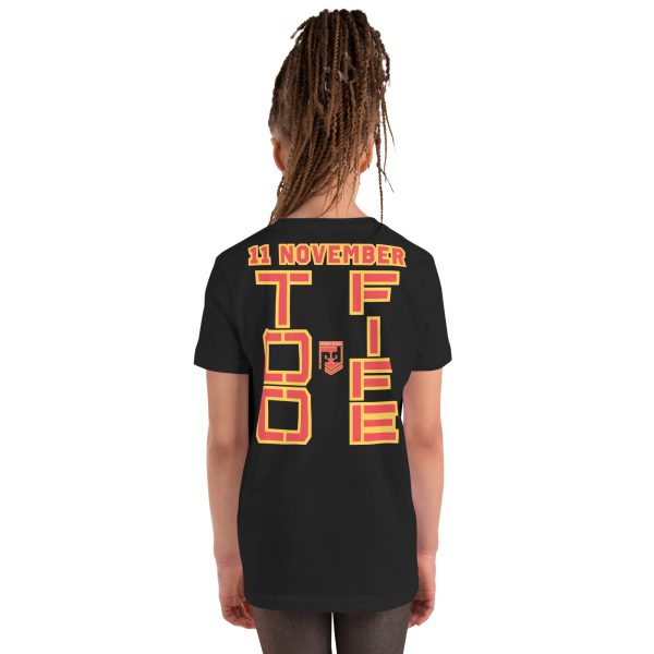 GRANDPA IS A VETERAN TOO FIFE Youth Short Sleeve T-Shirt