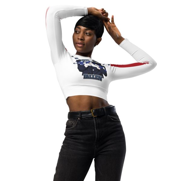 HONOR OUR FALLEN TOO SIKS Recycled Long-Sleeve Crop Top