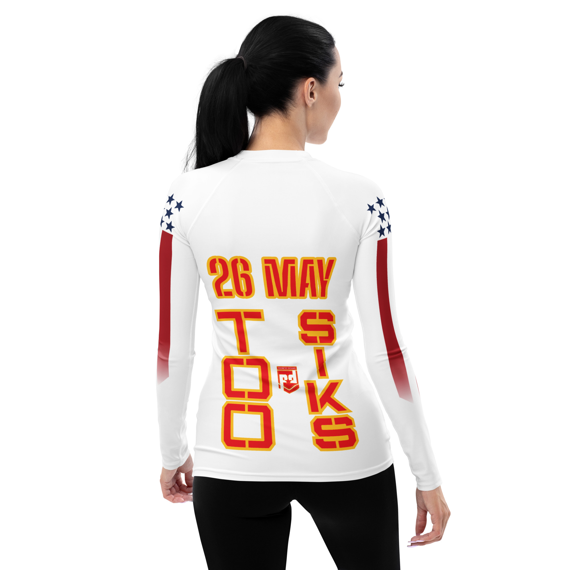 HONOR OUR FALLEN TOO SIKS Women's Rash Guard - Image 2