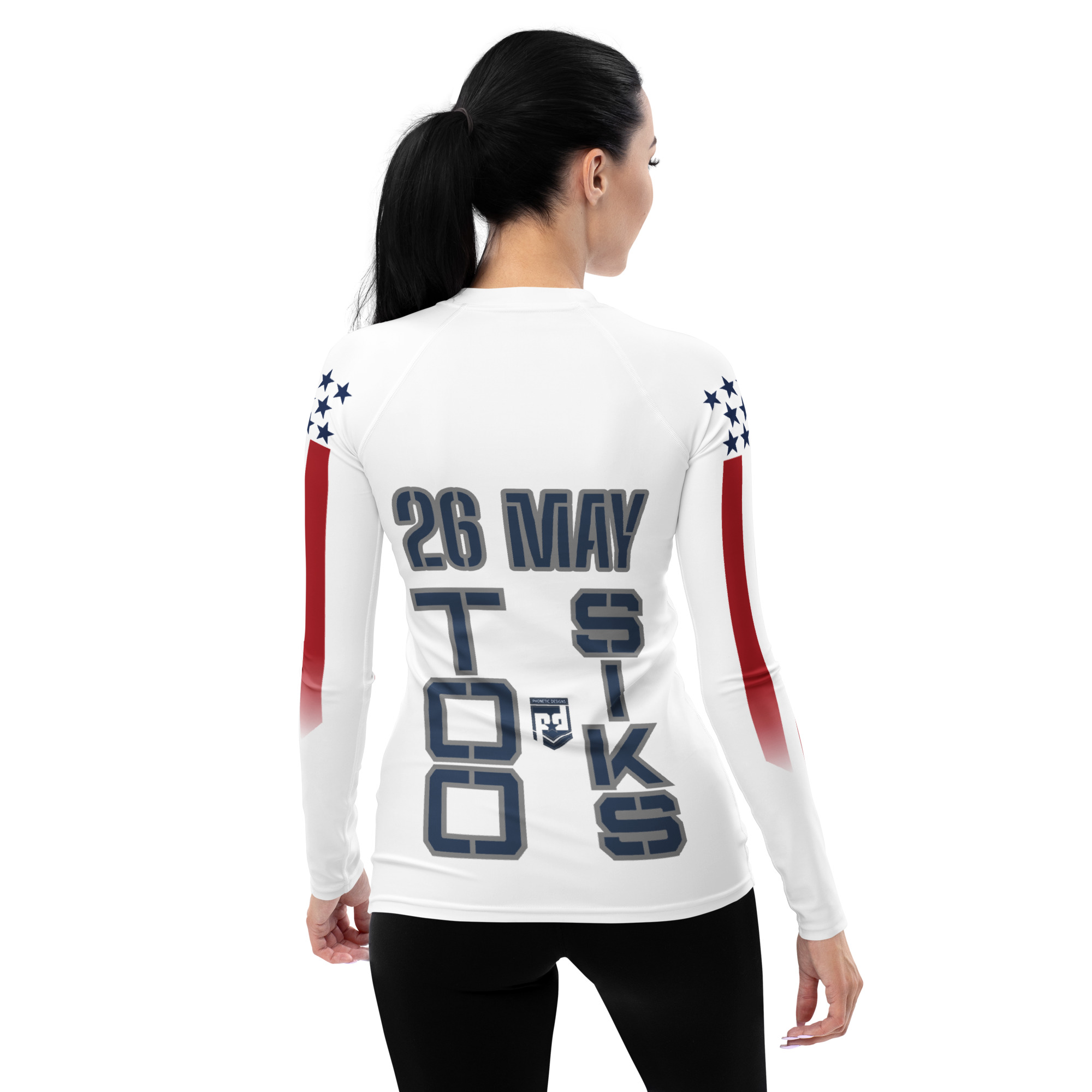 HONOR OUR FALLEN TOO SIKS Women's Rash Guard - Image 2