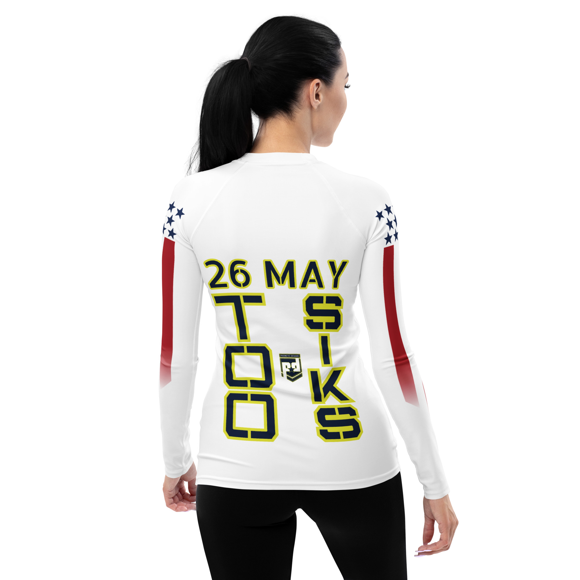 HONOR OUR FALLEN TOO SIKS Women's Rash Guard - Image 2