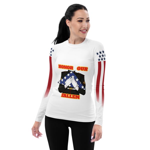 HONOR OUR FALLEN TOO SIKS Women's Rash Guard