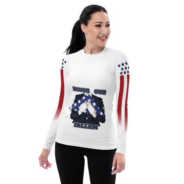 HONOR OUR FALLEN TOO SIKS Women's Rash Guard