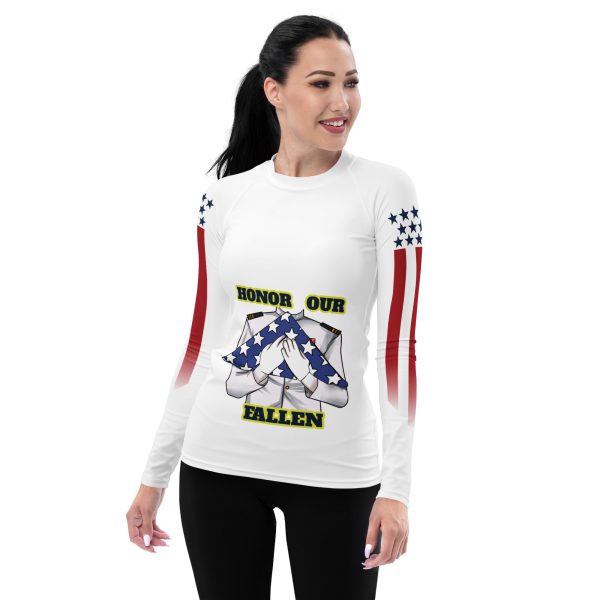HONOR OUR FALLEN TOO SIKS Women's Rash Guard