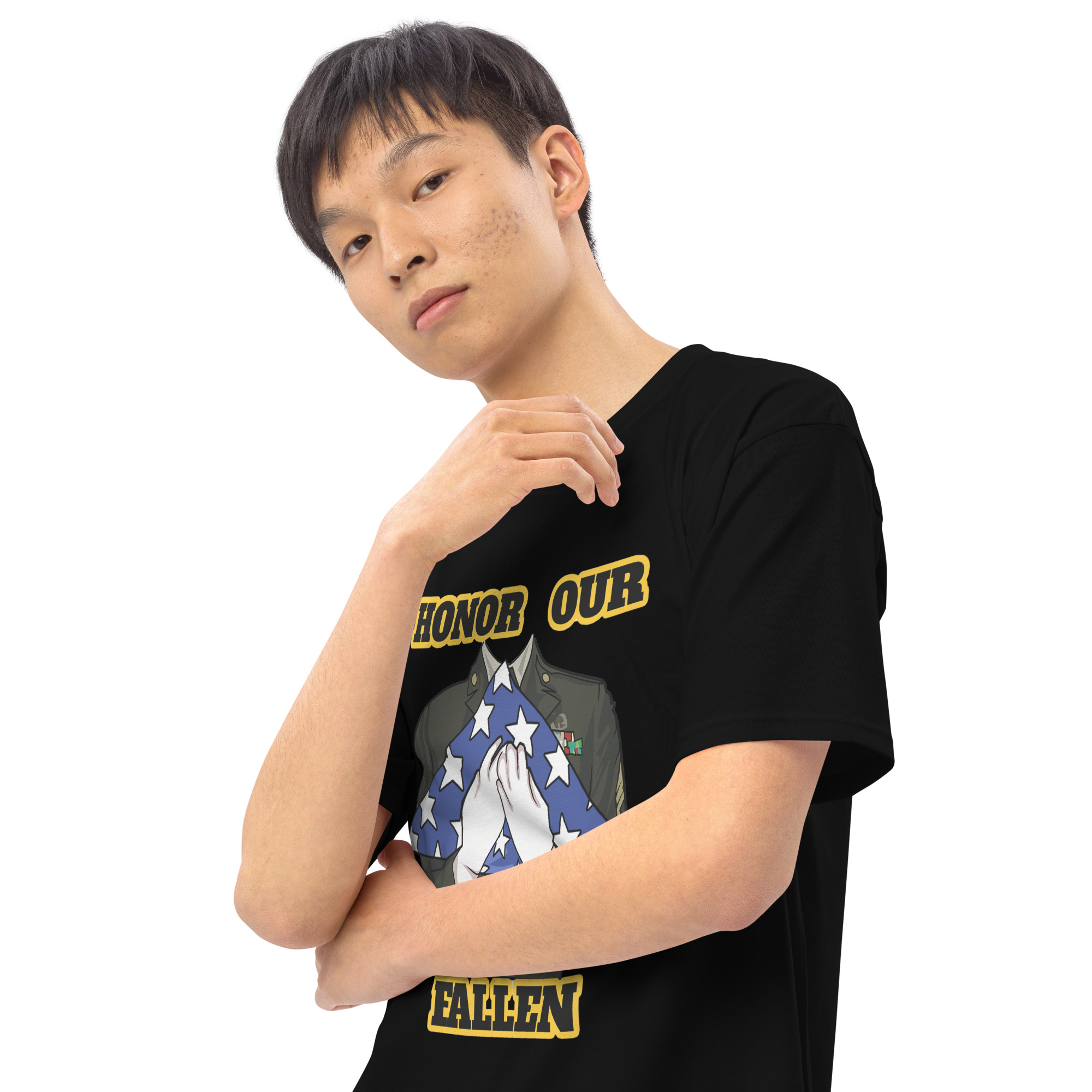 HONOR OUR FALLEN TOO SIKS Tee - Image 5