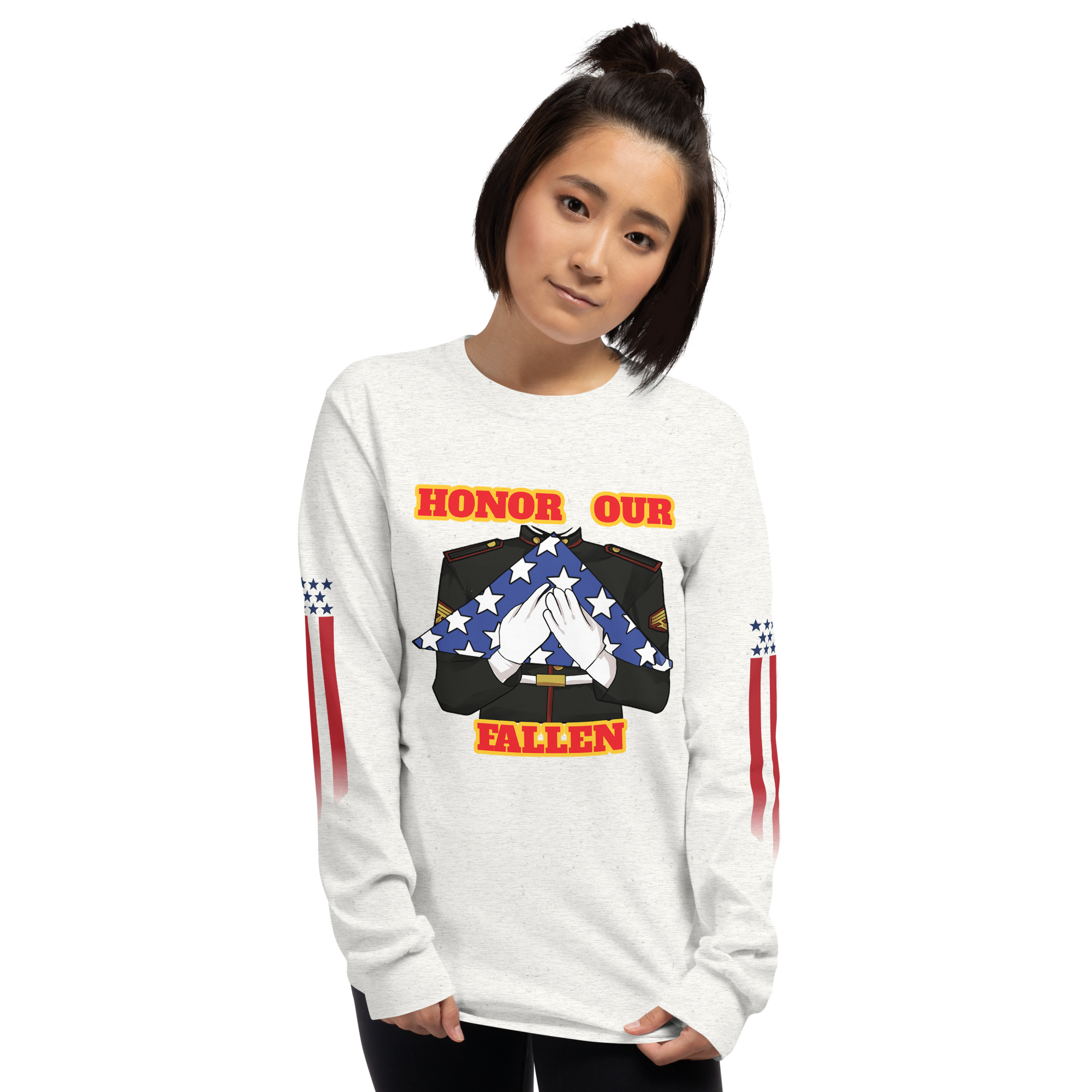 HONOR OUR FALLEN TOO SIKS Long Sleeve Shirt - Image 73