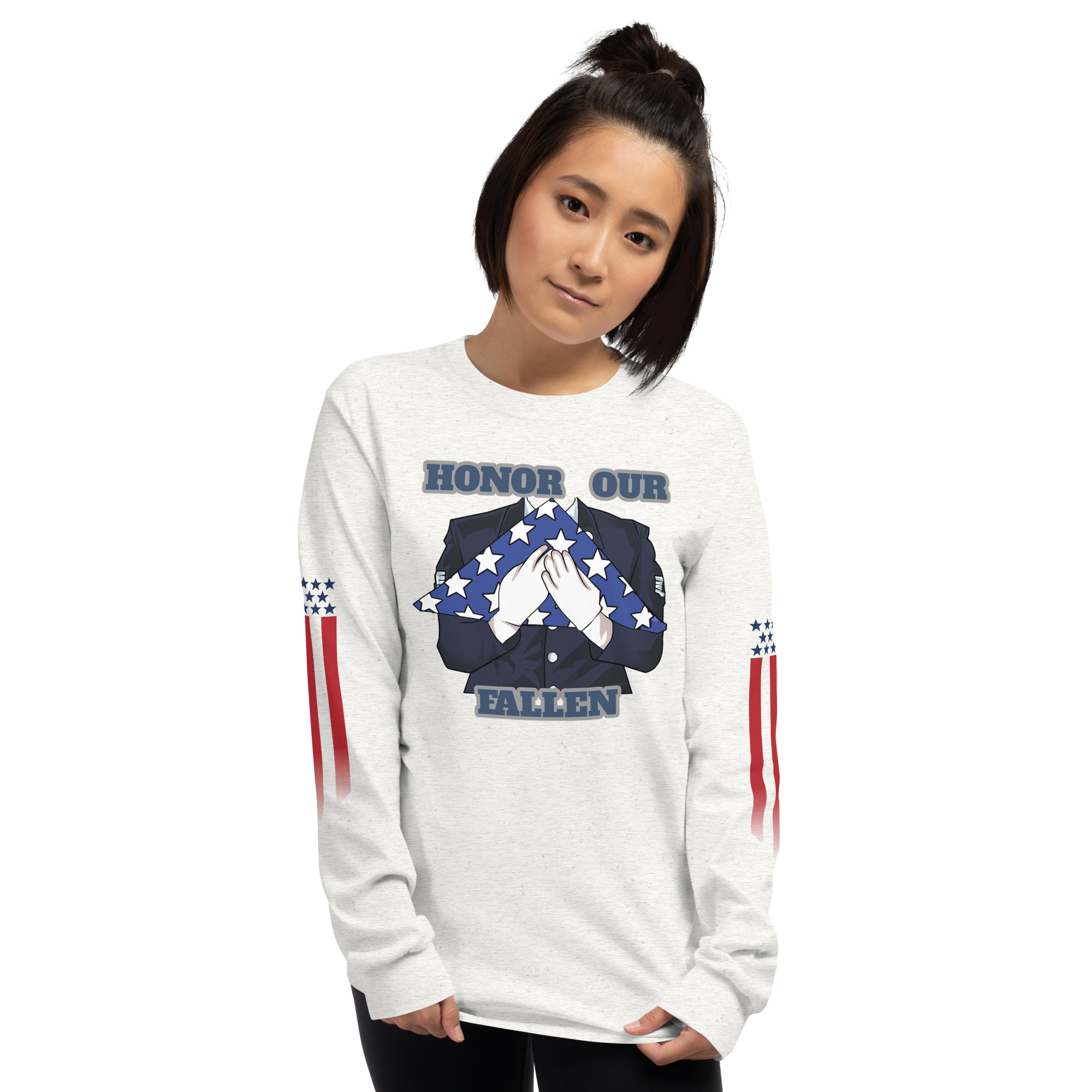 HONOR OUR FALLEN TOO SIKS Long Sleeve Shirt - Image 73
