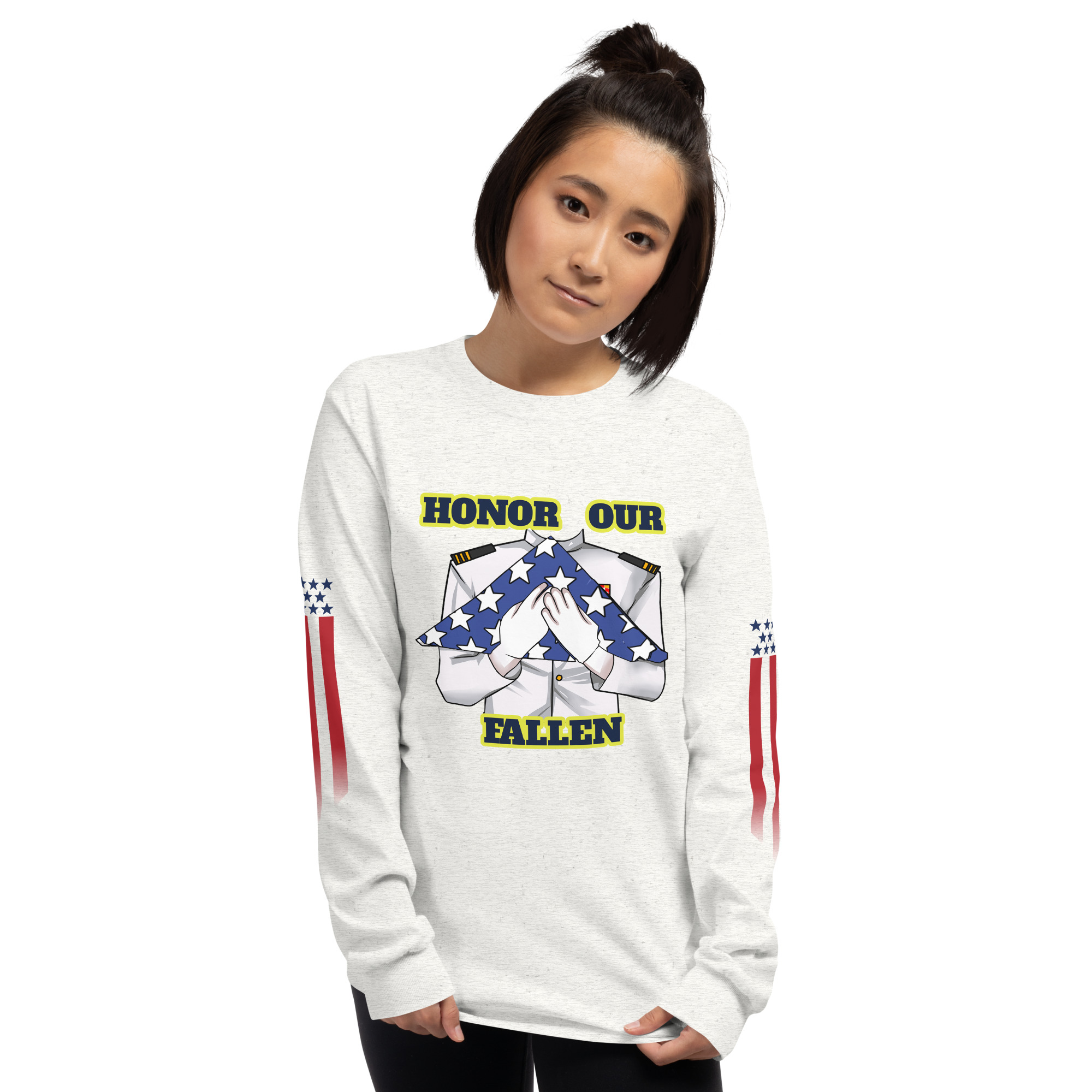 HONOR OUR FALLEN TOO SIKS Long Sleeve Shirt - Image 73