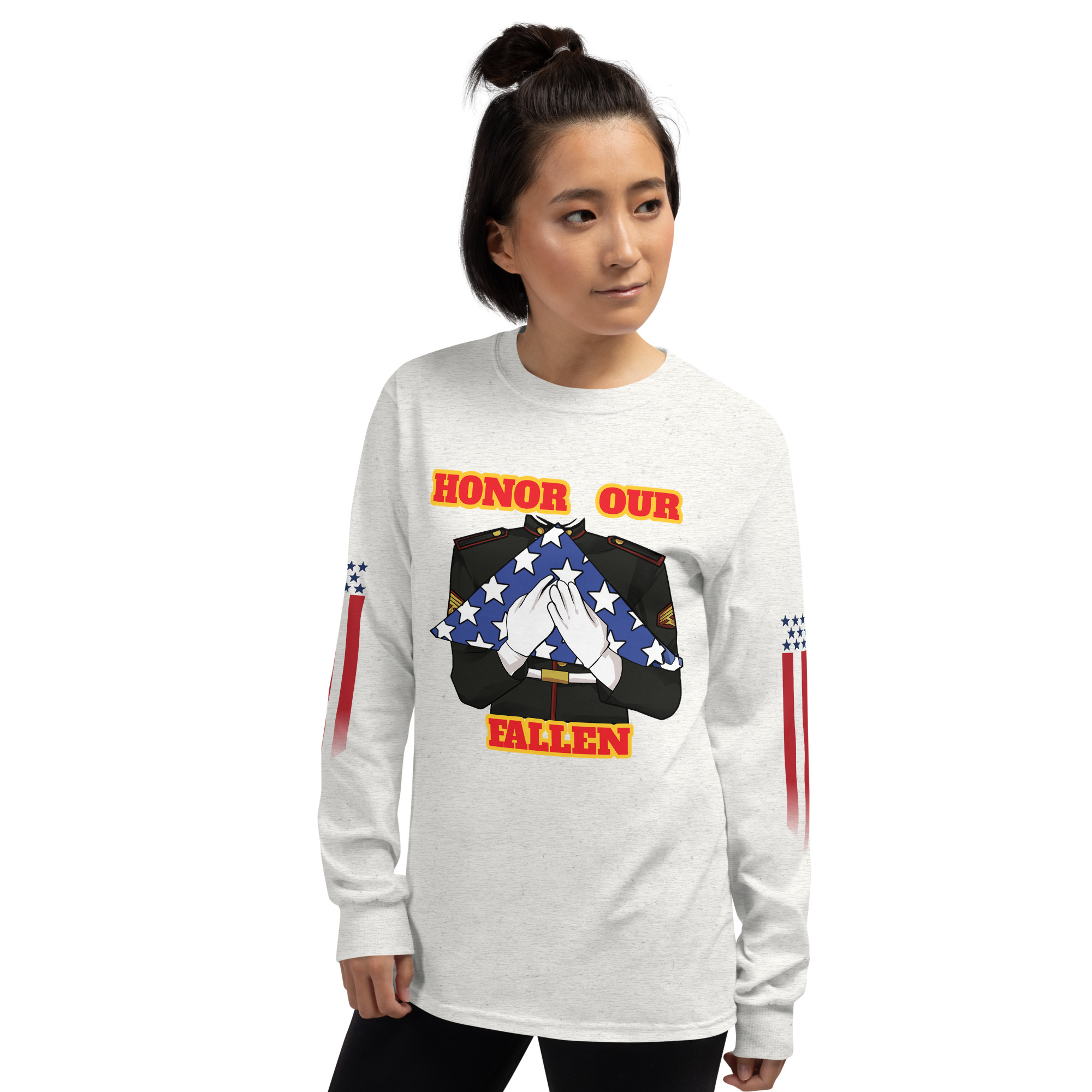HONOR OUR FALLEN TOO SIKS Long Sleeve Shirt - Image 76
