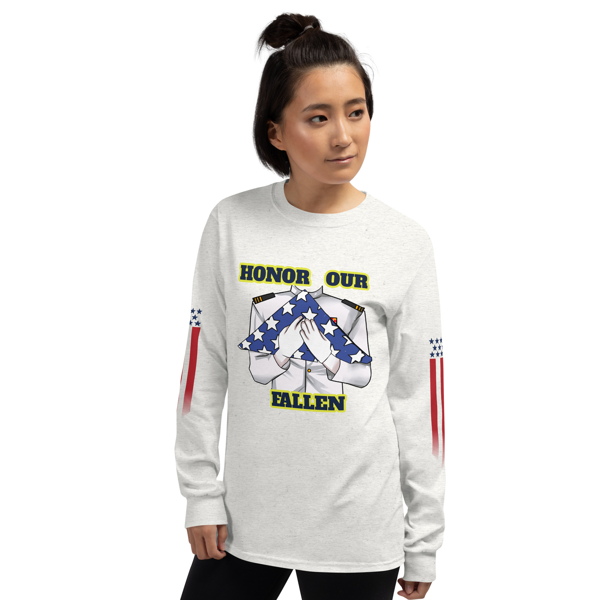 HONOR OUR FALLEN TOO SIKS Long Sleeve Shirt - Image 76