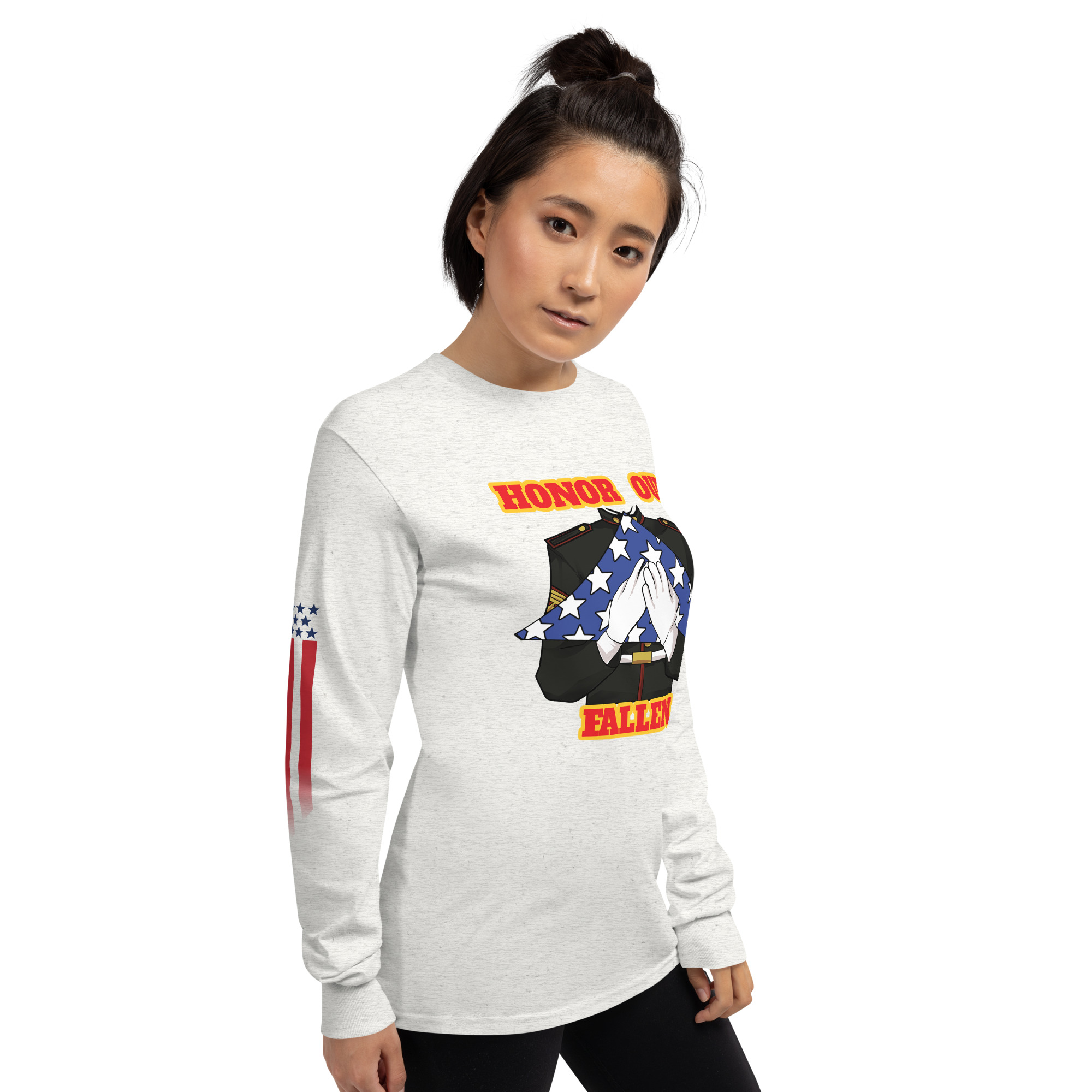 HONOR OUR FALLEN TOO SIKS Long Sleeve Shirt - Image 78