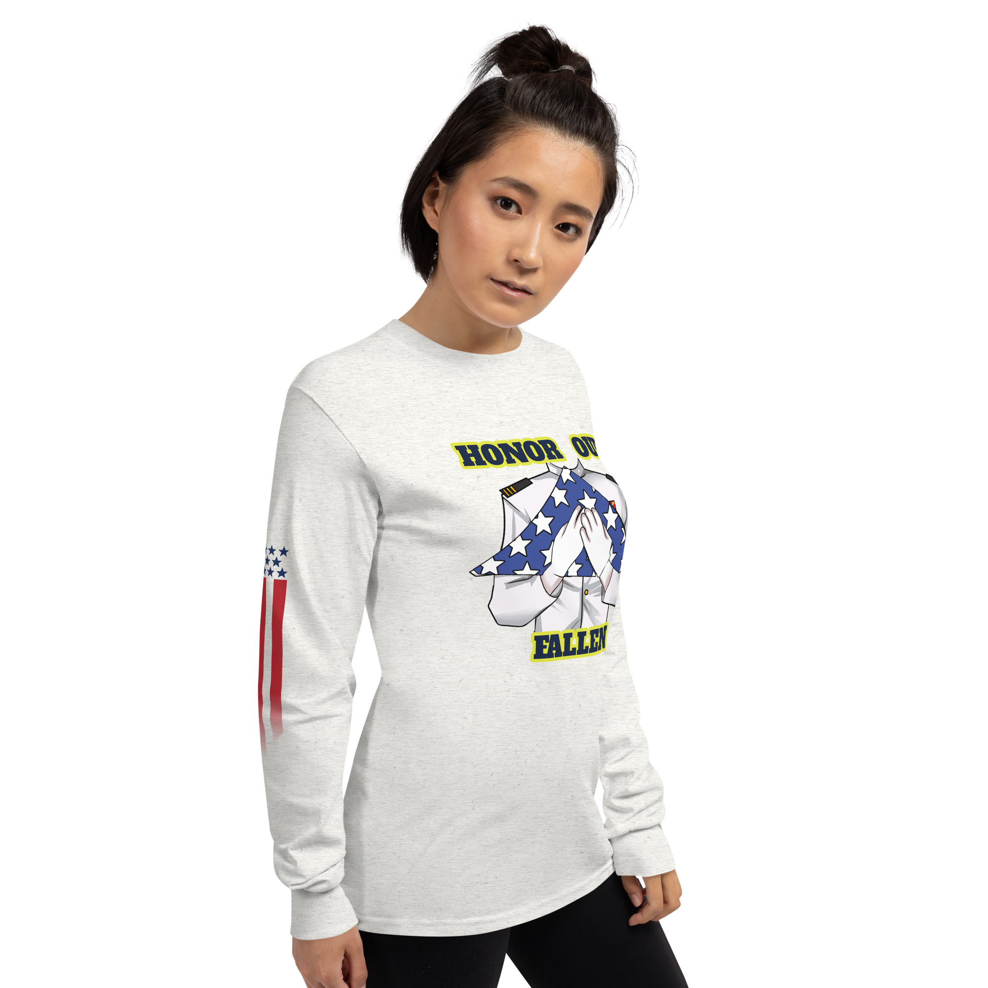 HONOR OUR FALLEN TOO SIKS Long Sleeve Shirt - Image 78