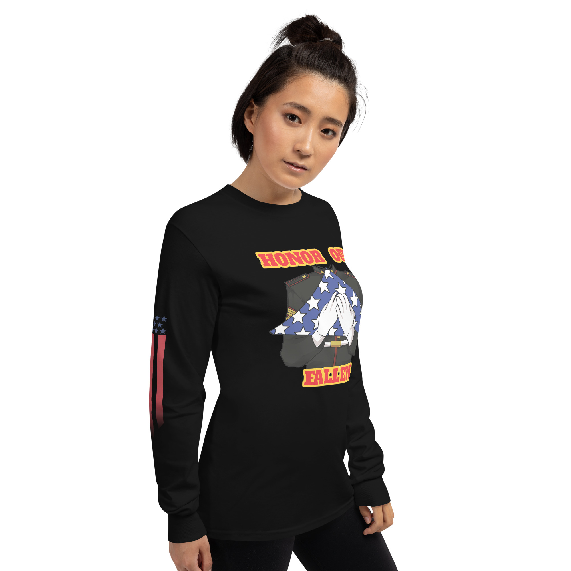 HONOR OUR FALLEN TOO SIKS Long Sleeve Shirt - Image 6