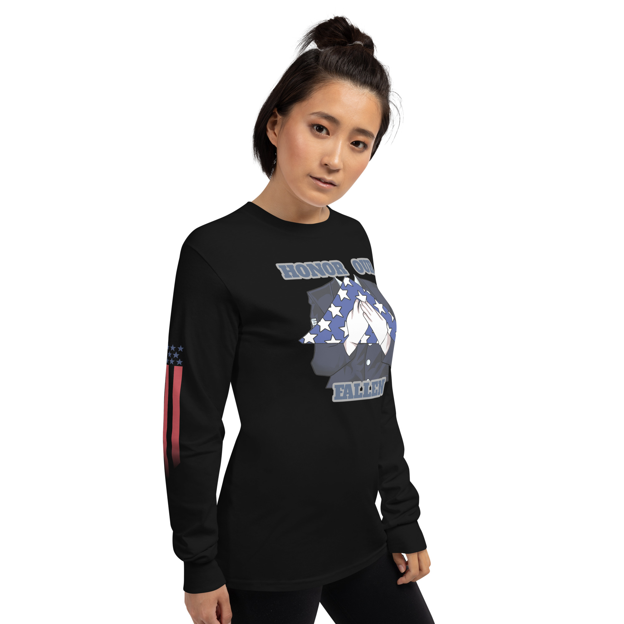 HONOR OUR FALLEN TOO SIKS Long Sleeve Shirt - Image 6