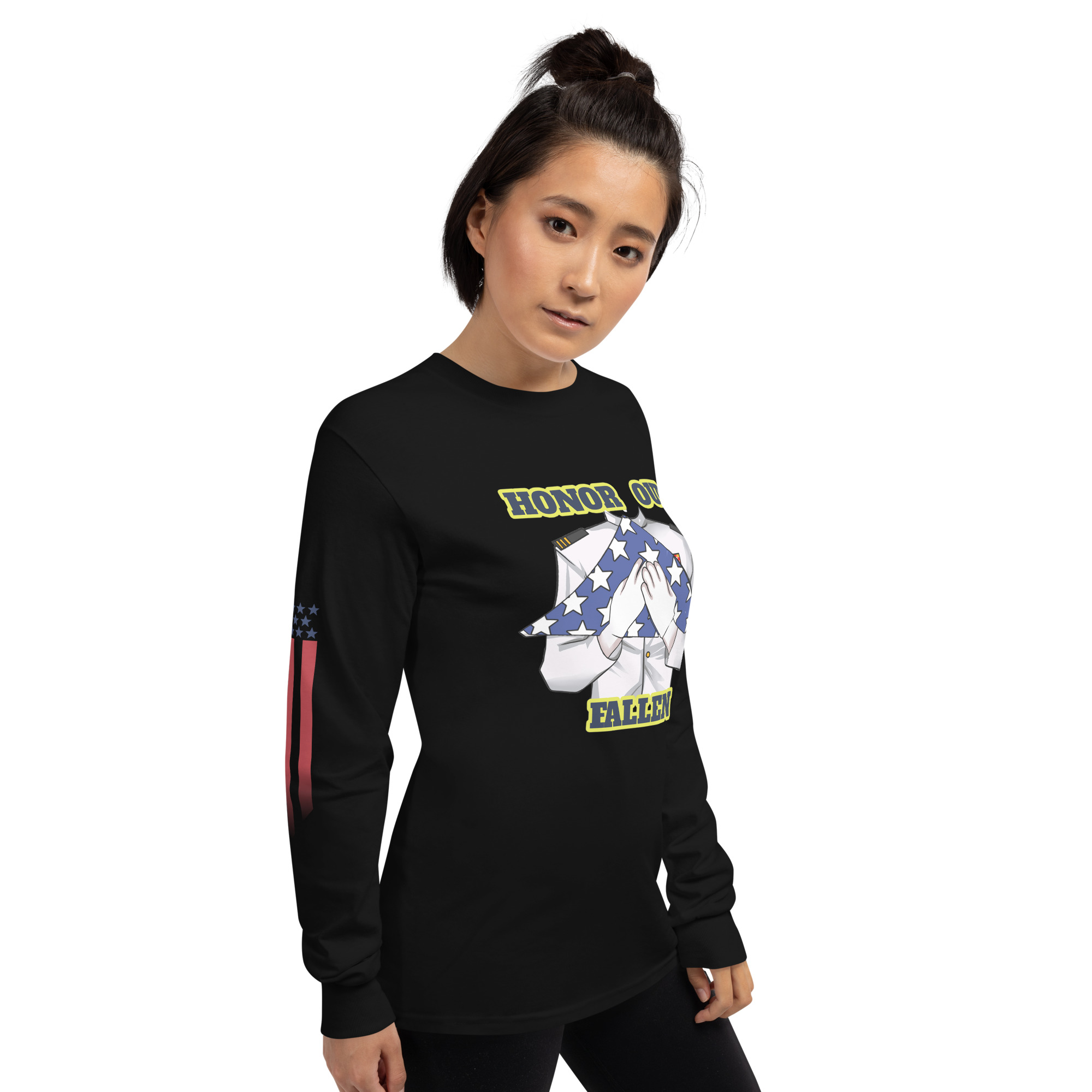 HONOR OUR FALLEN TOO SIKS Long Sleeve Shirt - Image 6
