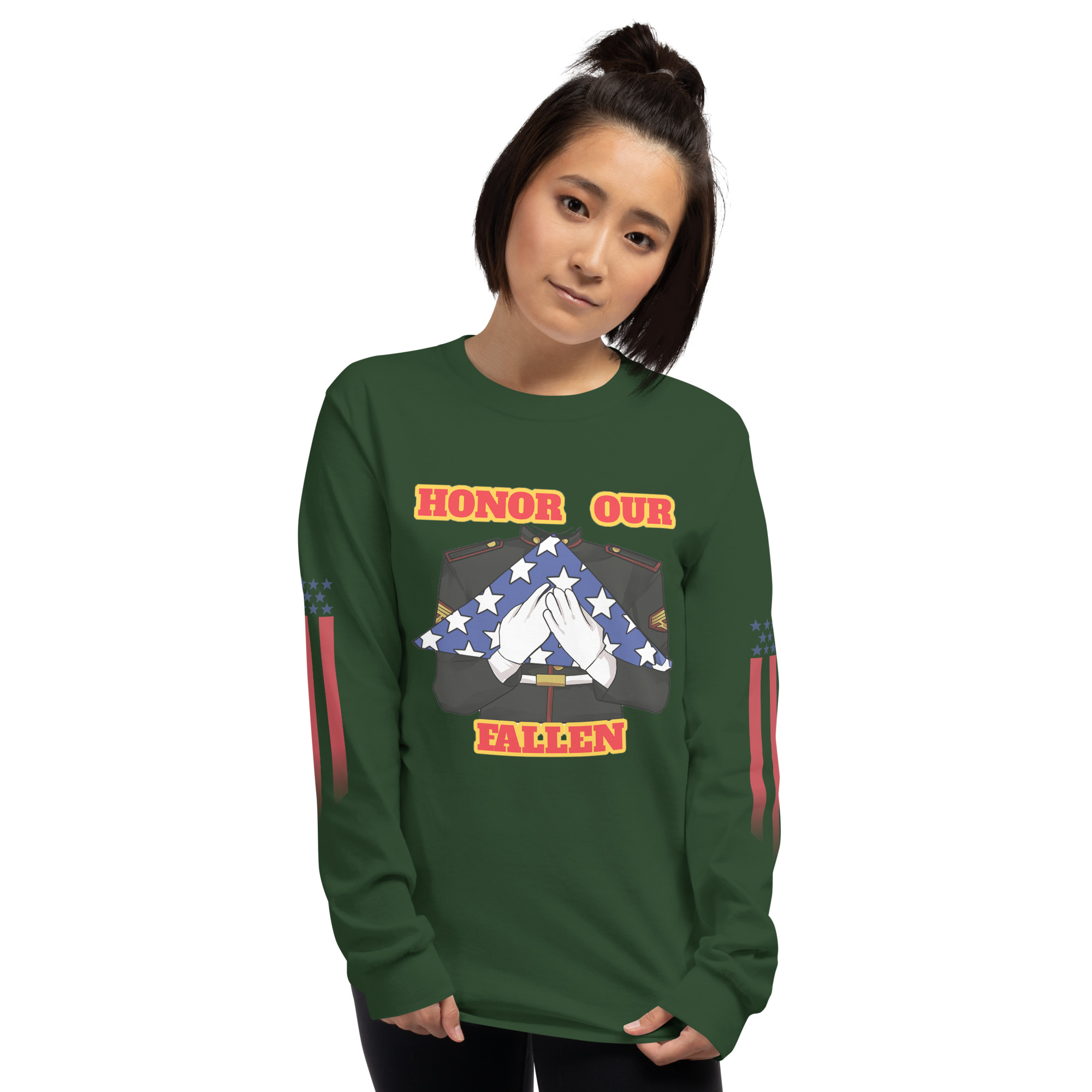 HONOR OUR FALLEN TOO SIKS Long Sleeve Shirt - Image 19