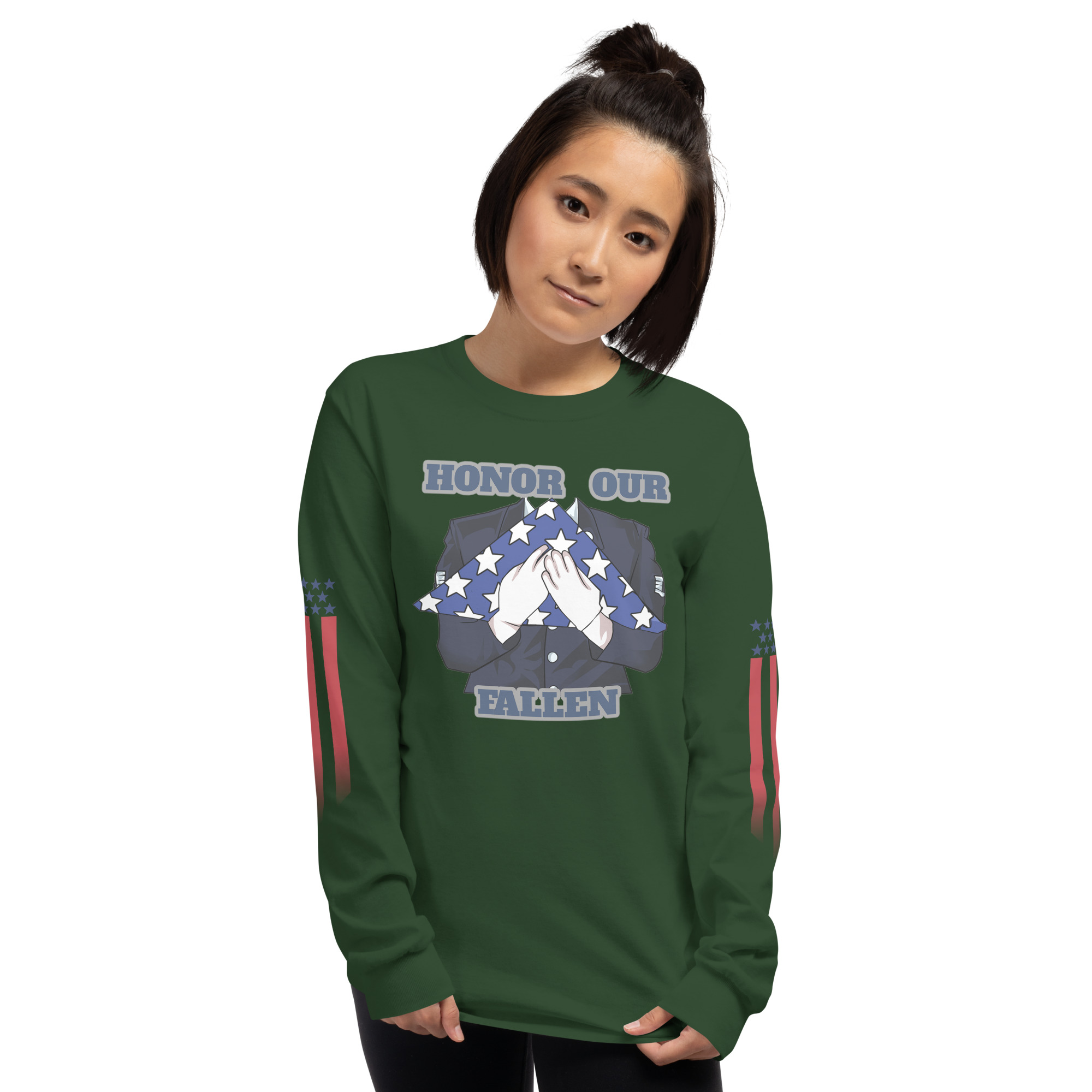 HONOR OUR FALLEN TOO SIKS Long Sleeve Shirt - Image 19