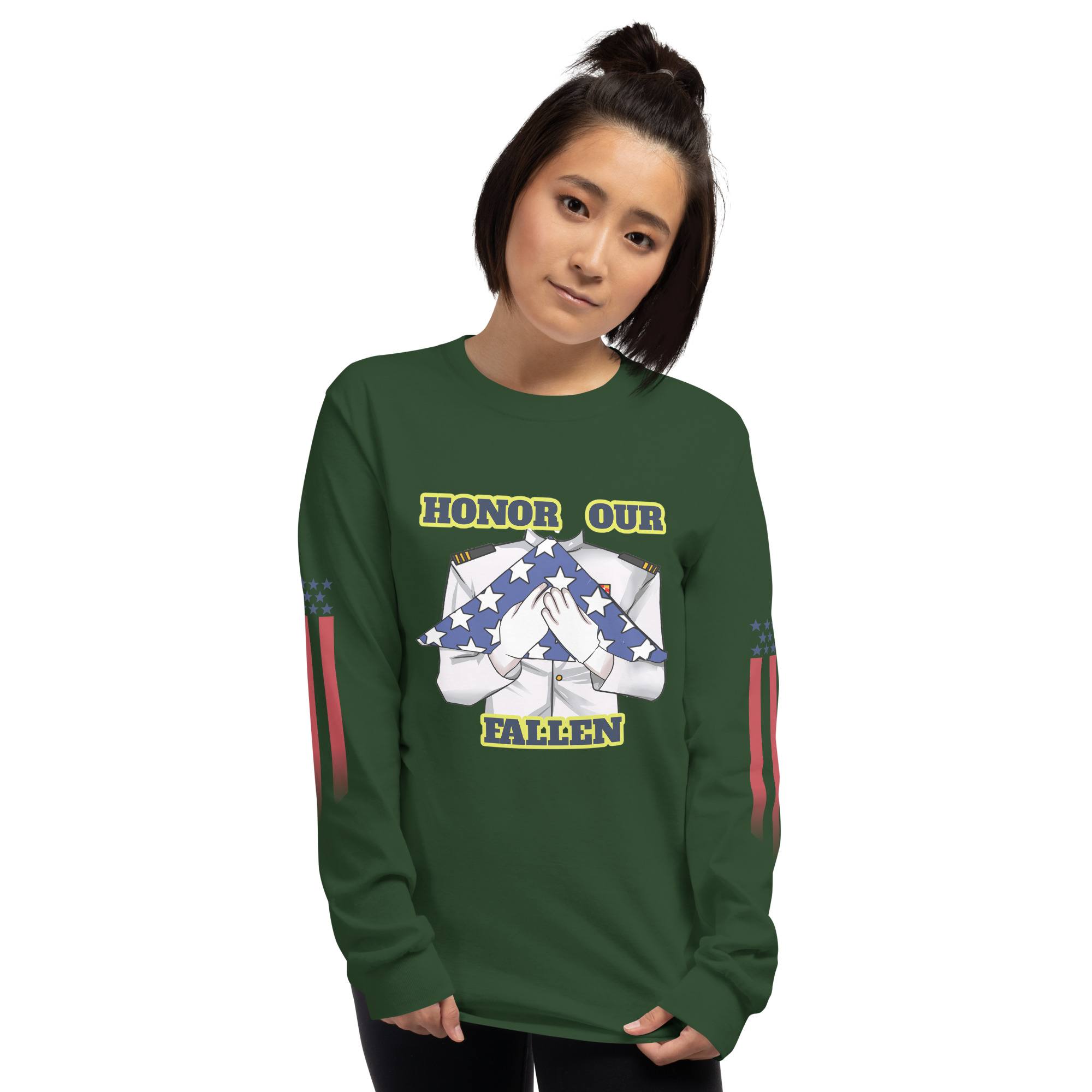 HONOR OUR FALLEN TOO SIKS Long Sleeve Shirt - Image 19