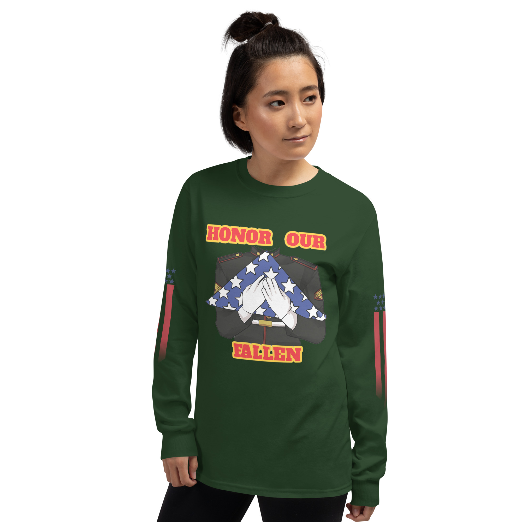 HONOR OUR FALLEN TOO SIKS Long Sleeve Shirt - Image 20