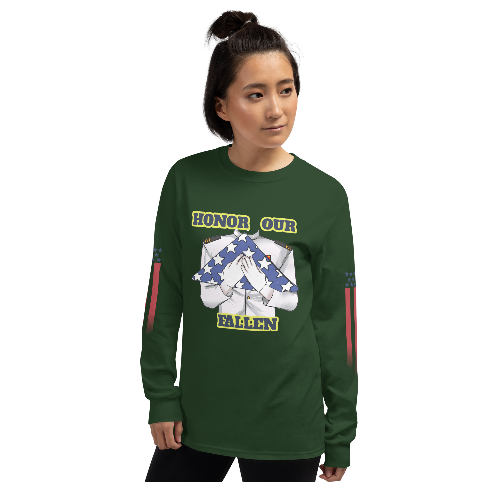 HONOR OUR FALLEN TOO SIKS Long Sleeve Shirt - Image 20