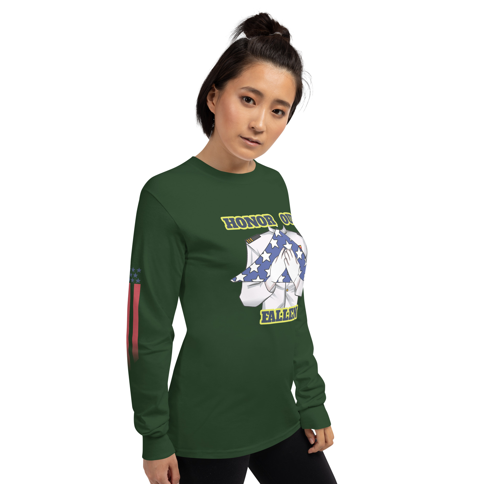 HONOR OUR FALLEN TOO SIKS Long Sleeve Shirt - Image 24