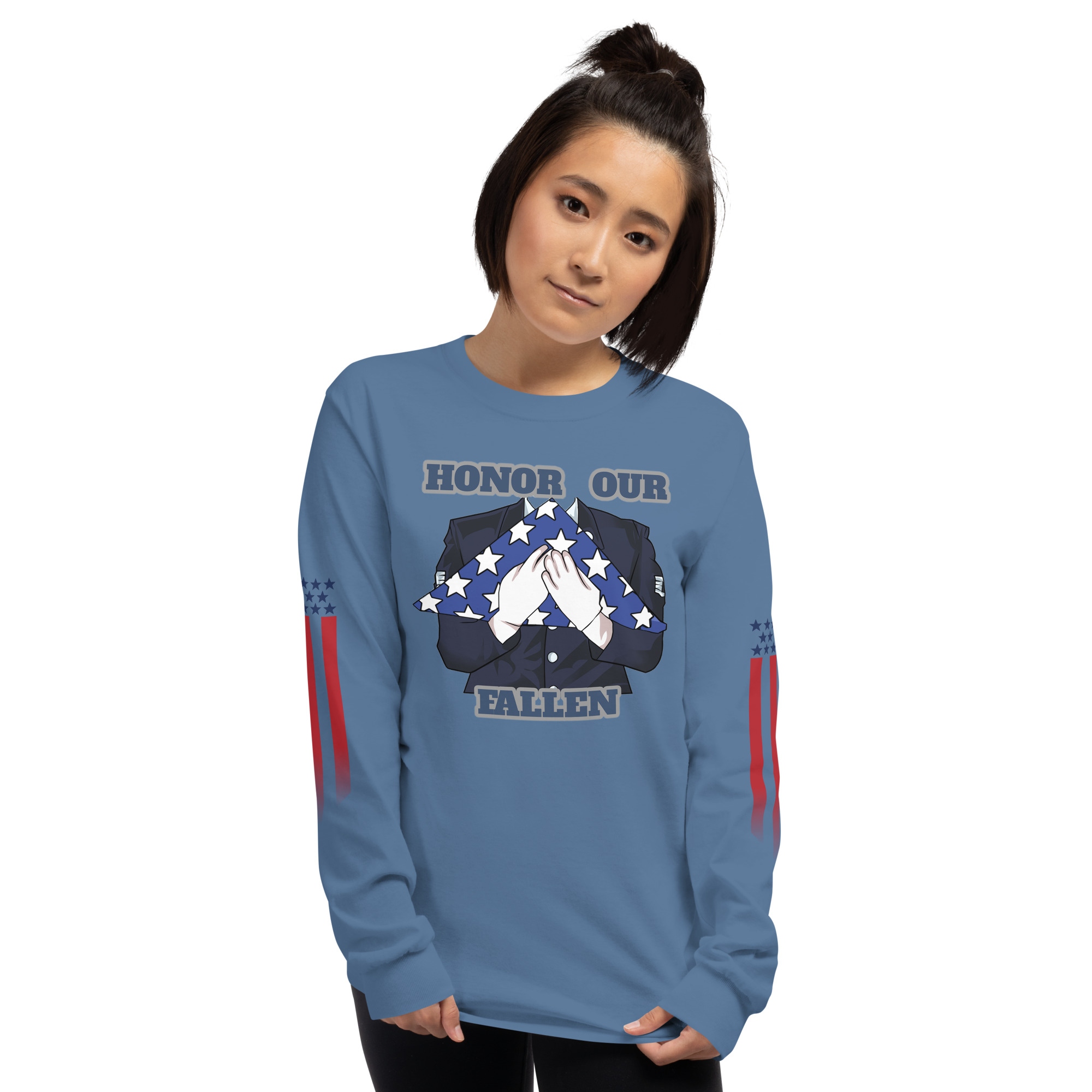 HONOR OUR FALLEN TOO SIKS Long Sleeve Shirt - Image 43