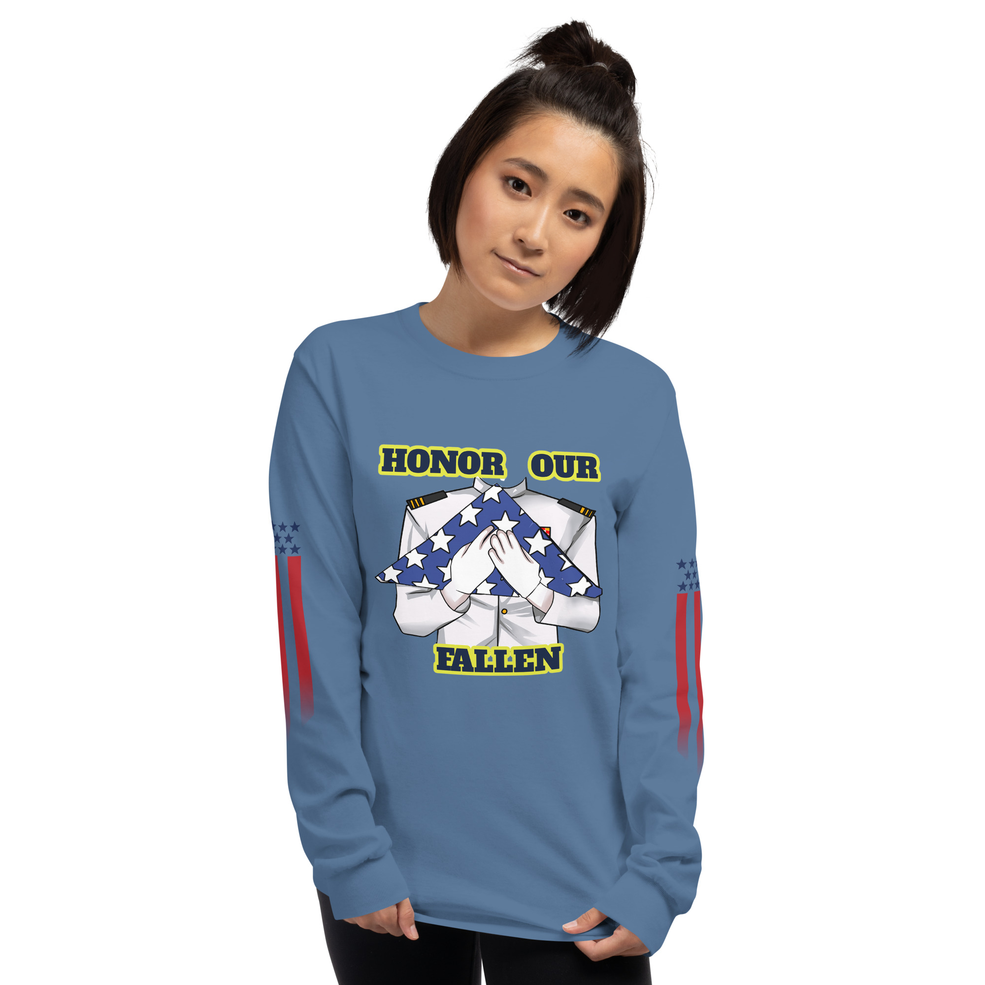 HONOR OUR FALLEN TOO SIKS Long Sleeve Shirt - Image 43