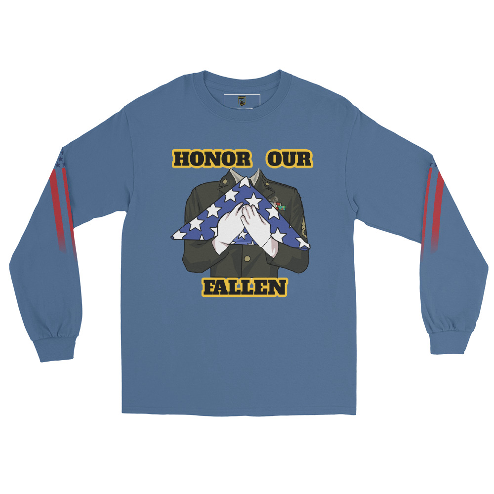 HONOR OUR FALLEN TOO SIKS Long Sleeve Shirt - Image 15
