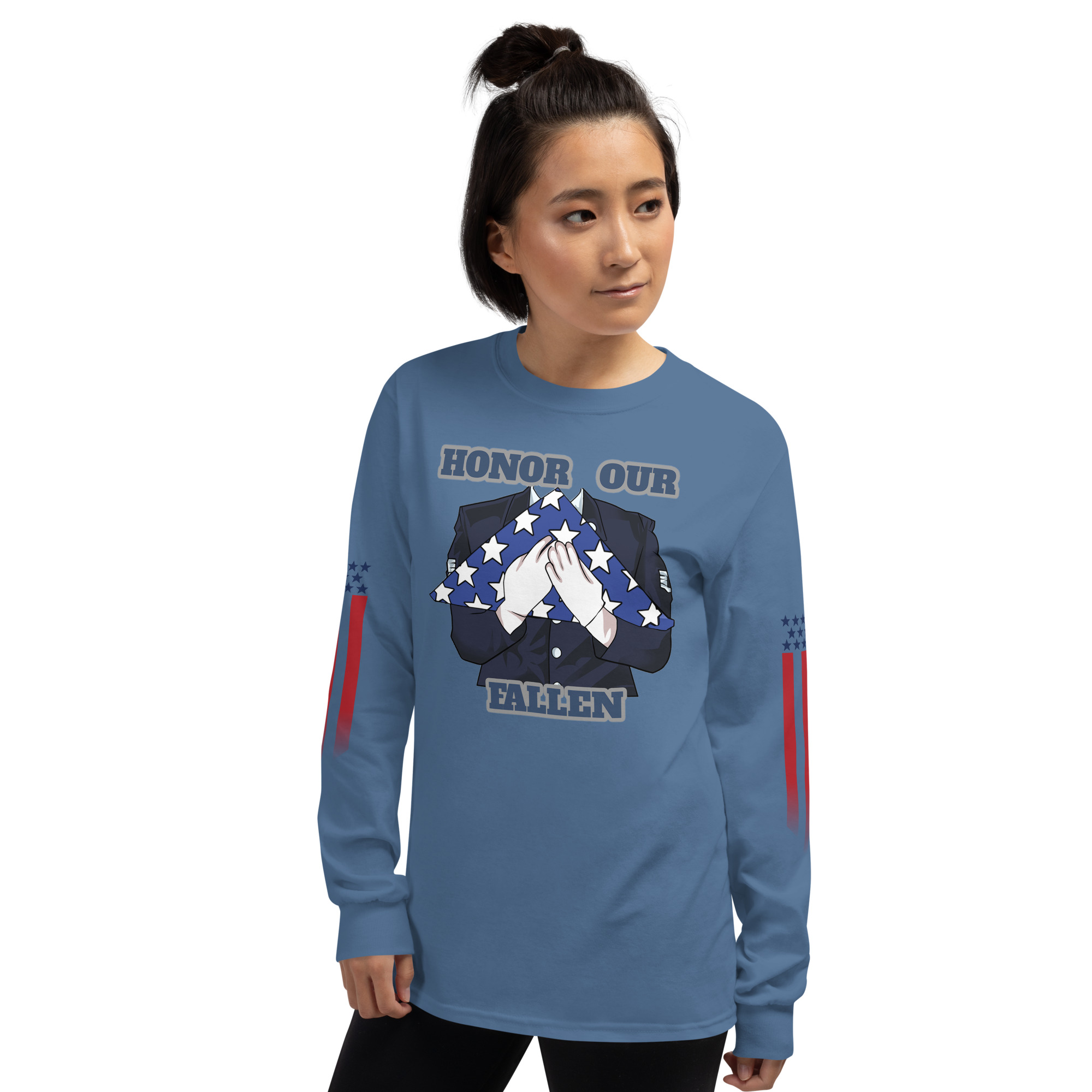 HONOR OUR FALLEN TOO SIKS Long Sleeve Shirt - Image 44