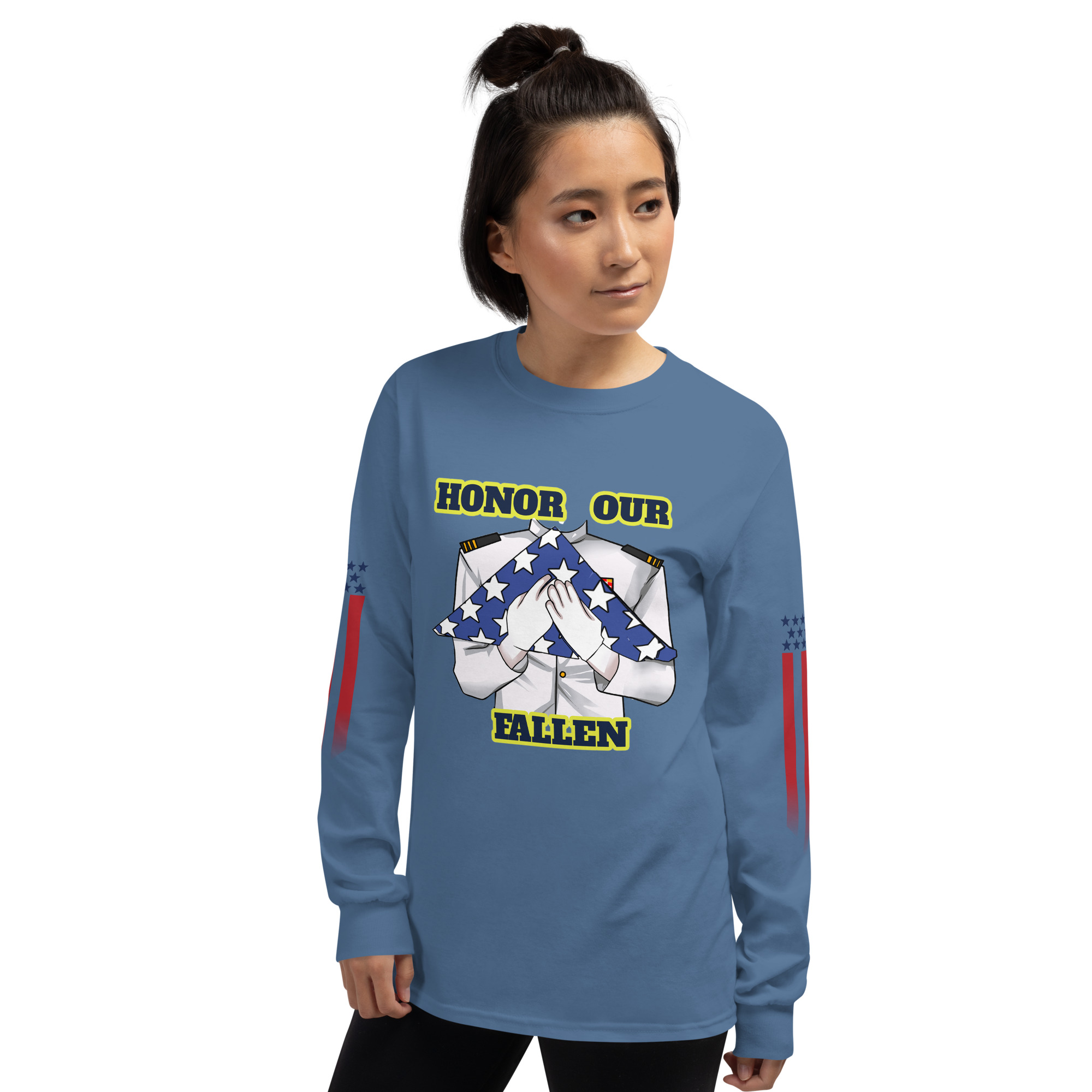 HONOR OUR FALLEN TOO SIKS Long Sleeve Shirt - Image 44