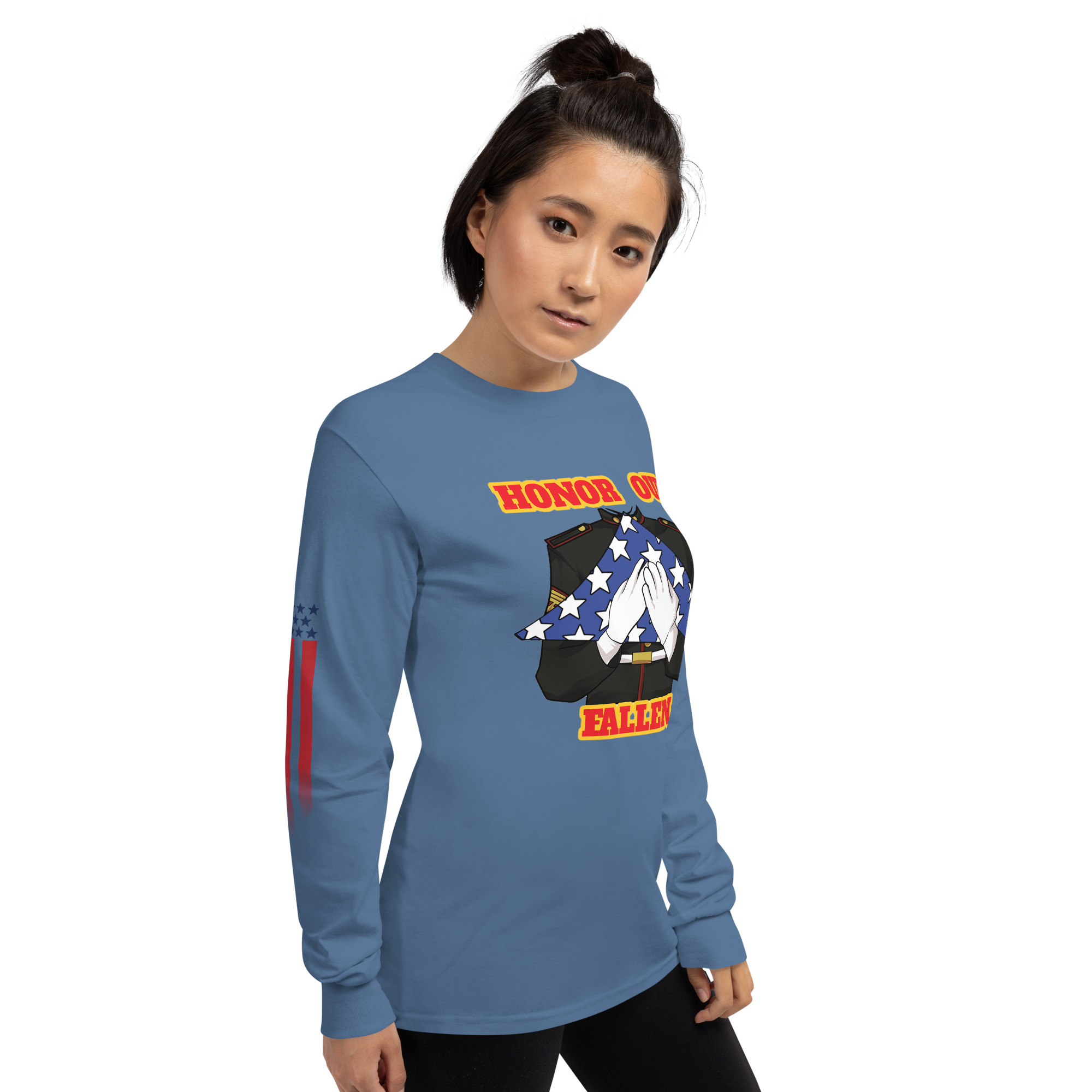 HONOR OUR FALLEN TOO SIKS Long Sleeve Shirt - Image 48