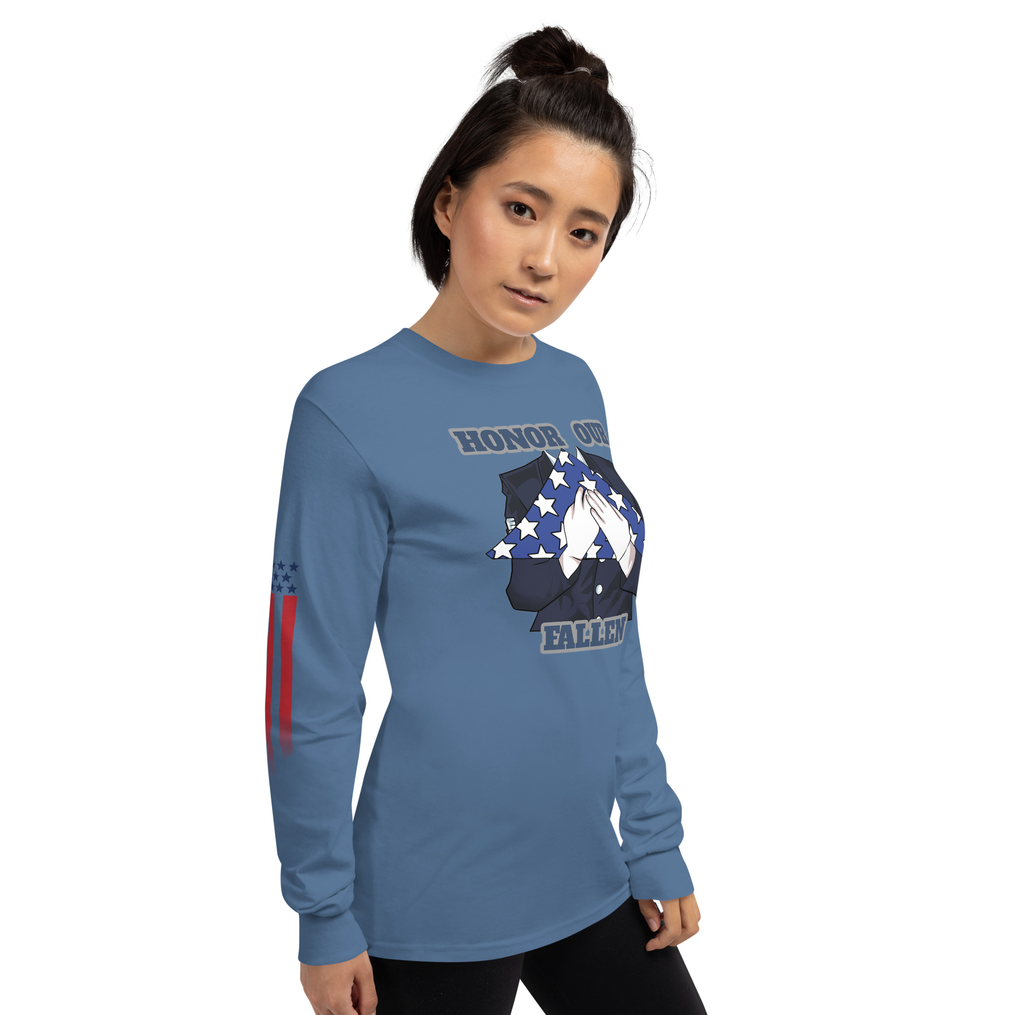 HONOR OUR FALLEN TOO SIKS Long Sleeve Shirt - Image 48