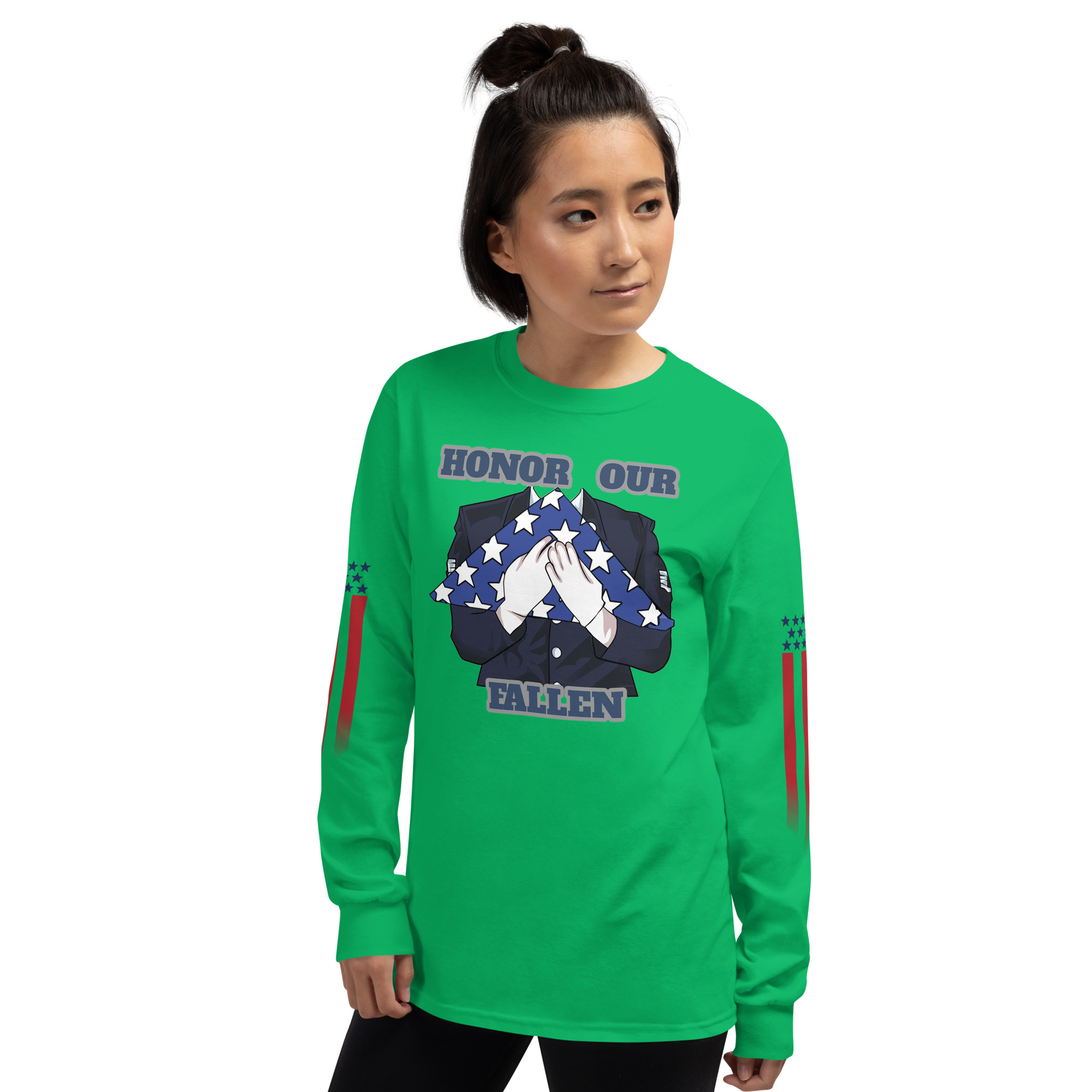 HONOR OUR FALLEN TOO SIKS Long Sleeve Shirt - Image 50