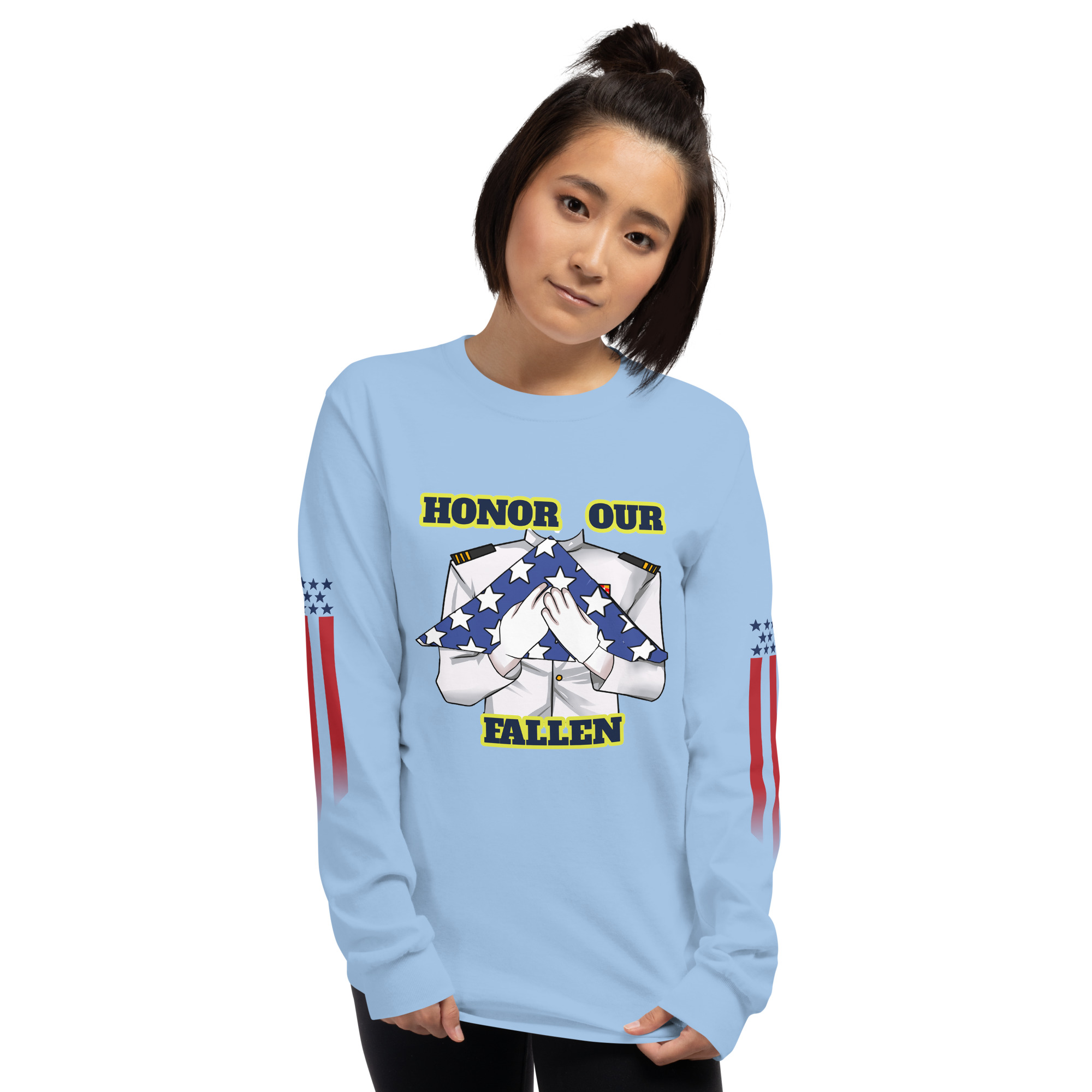 HONOR OUR FALLEN TOO SIKS Long Sleeve Shirt - Image 61