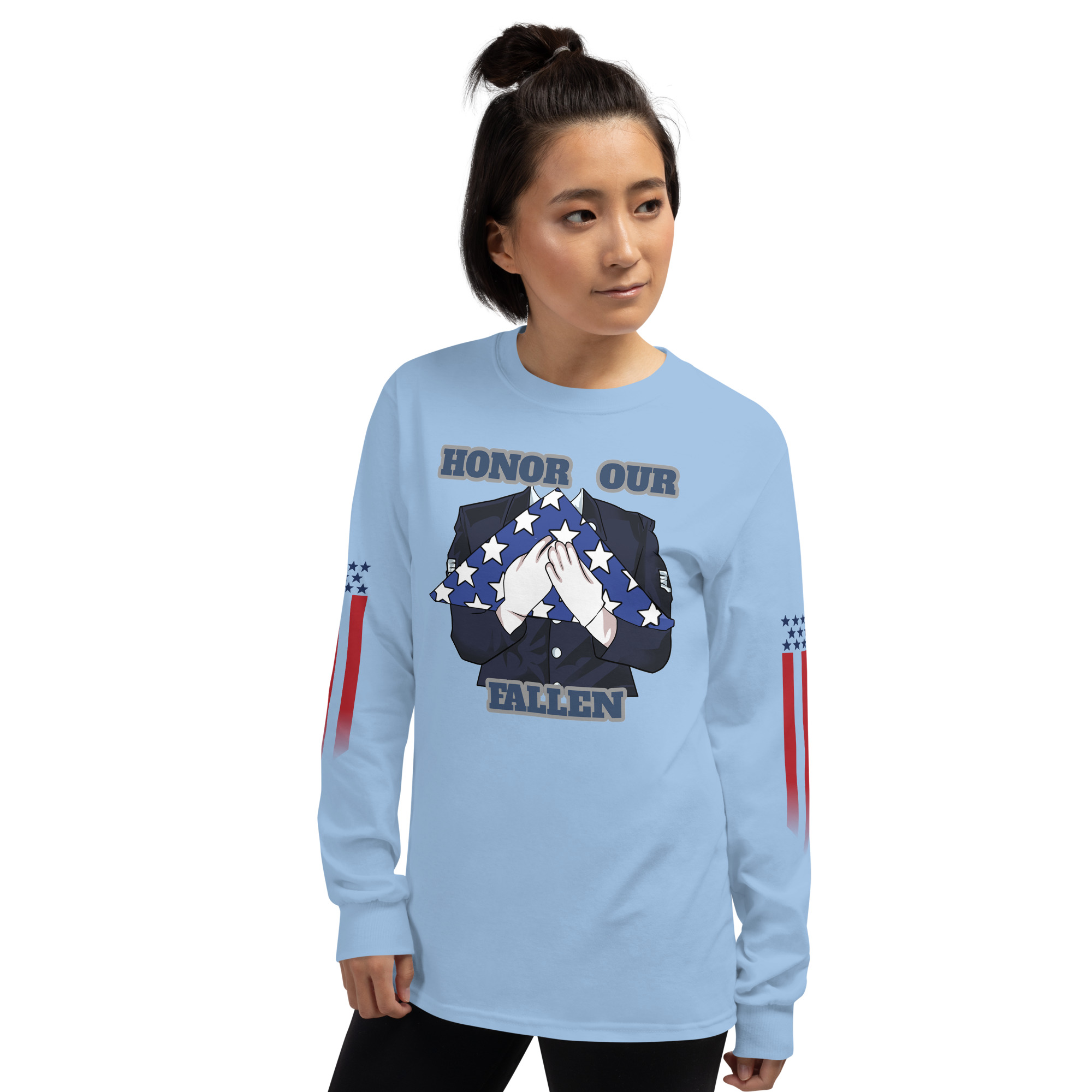 HONOR OUR FALLEN TOO SIKS Long Sleeve Shirt - Image 62