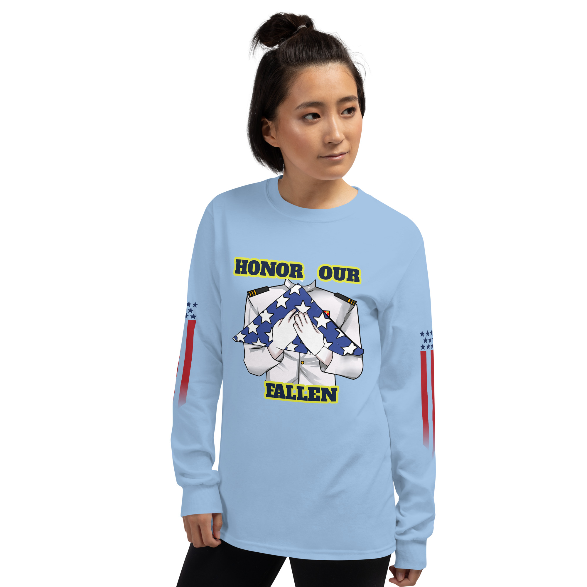 HONOR OUR FALLEN TOO SIKS Long Sleeve Shirt - Image 62
